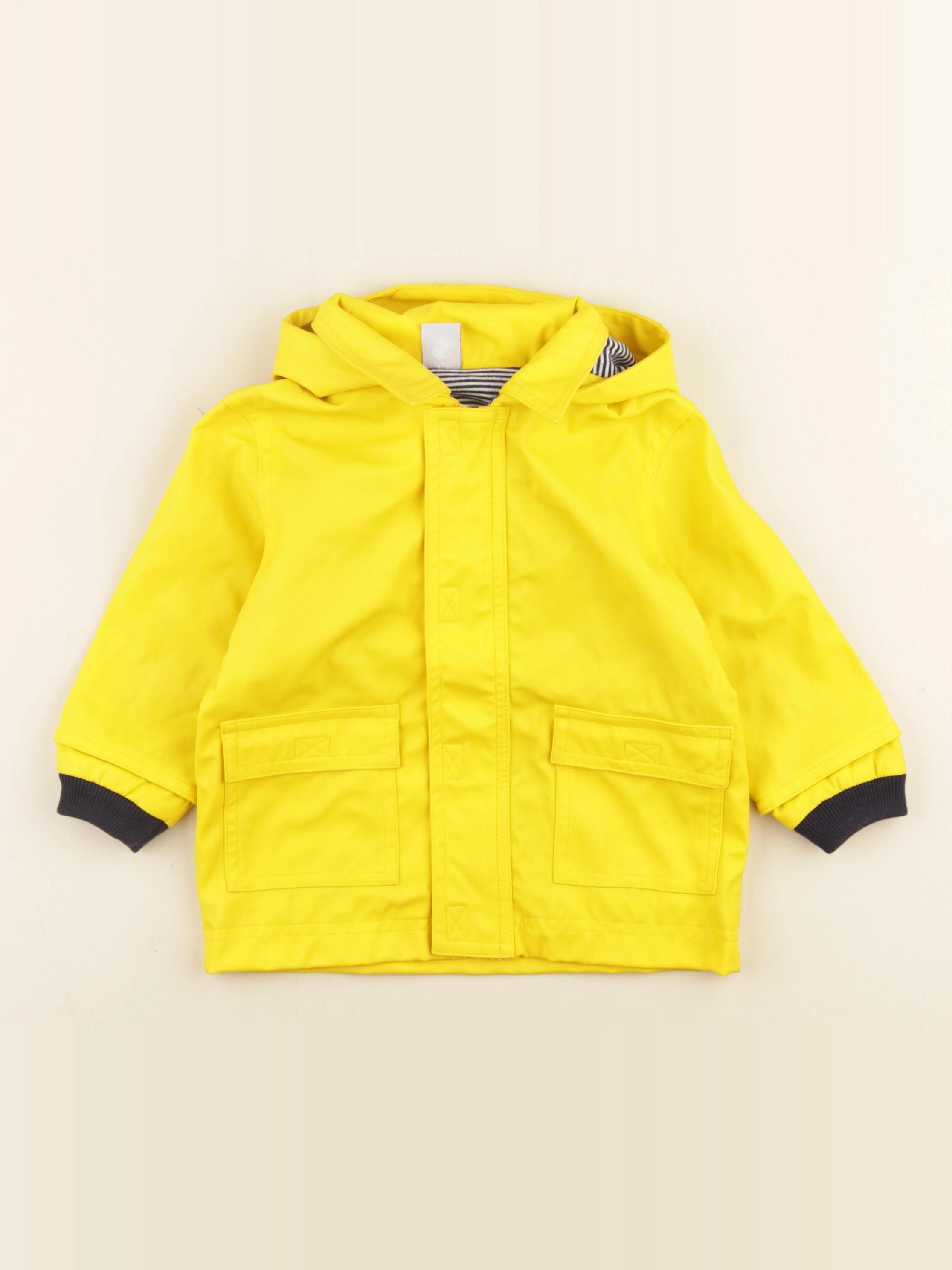 Petit Bateau - imperméable jaune - 12 mois