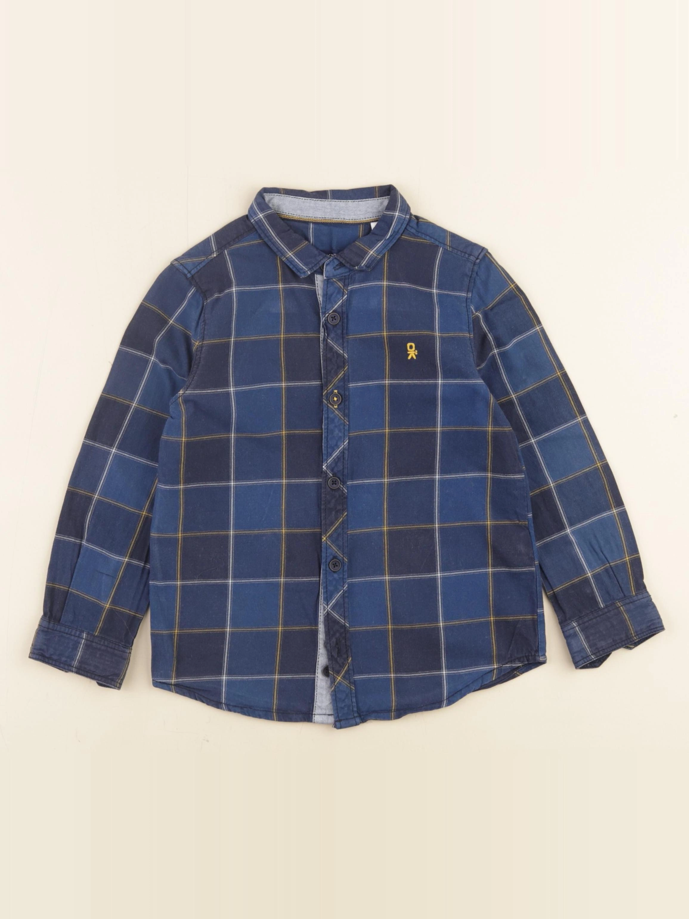 Okaidi - chemise bleu - 4 ans