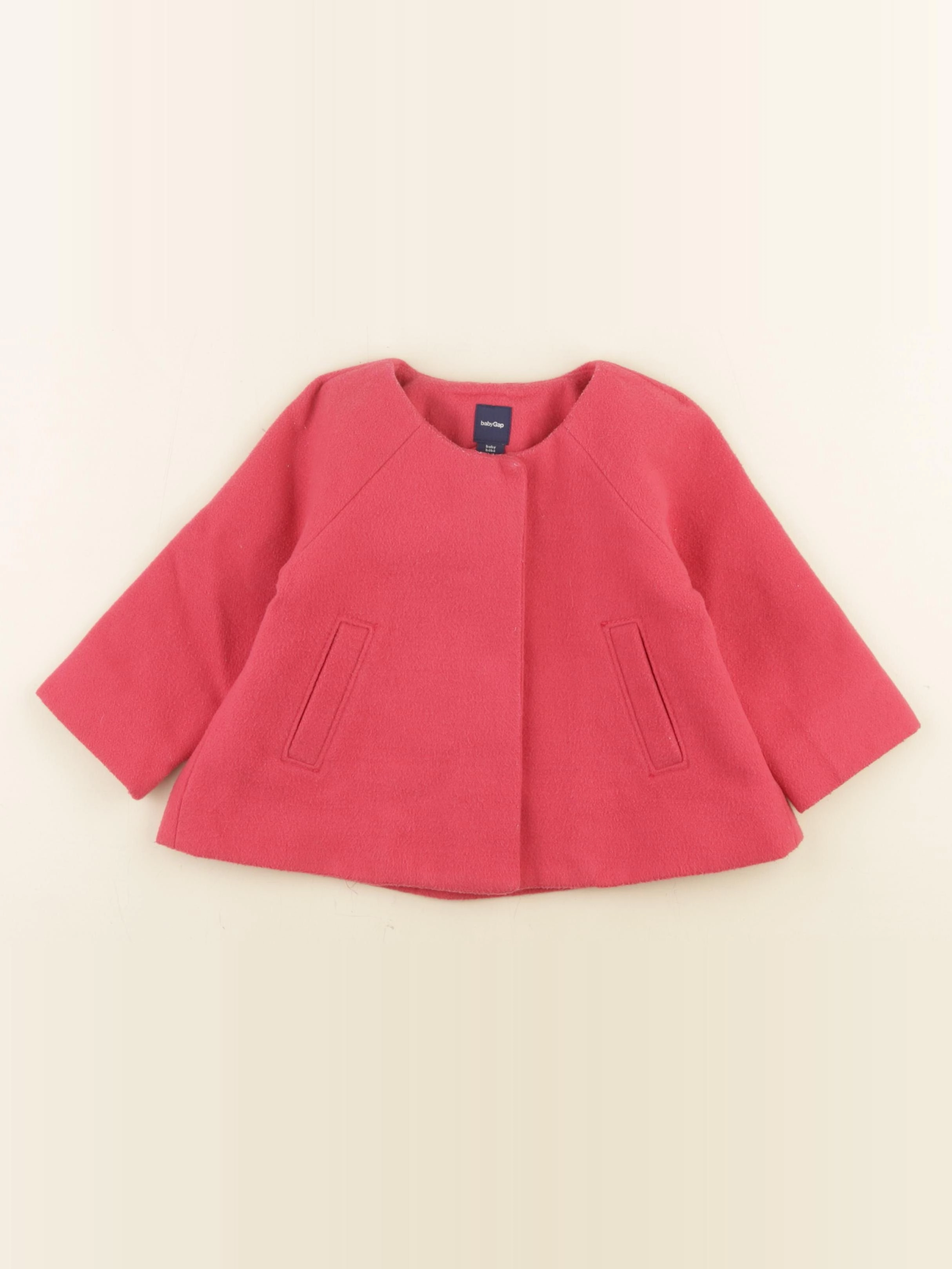 GAP - veste rose - 12/18 mois
