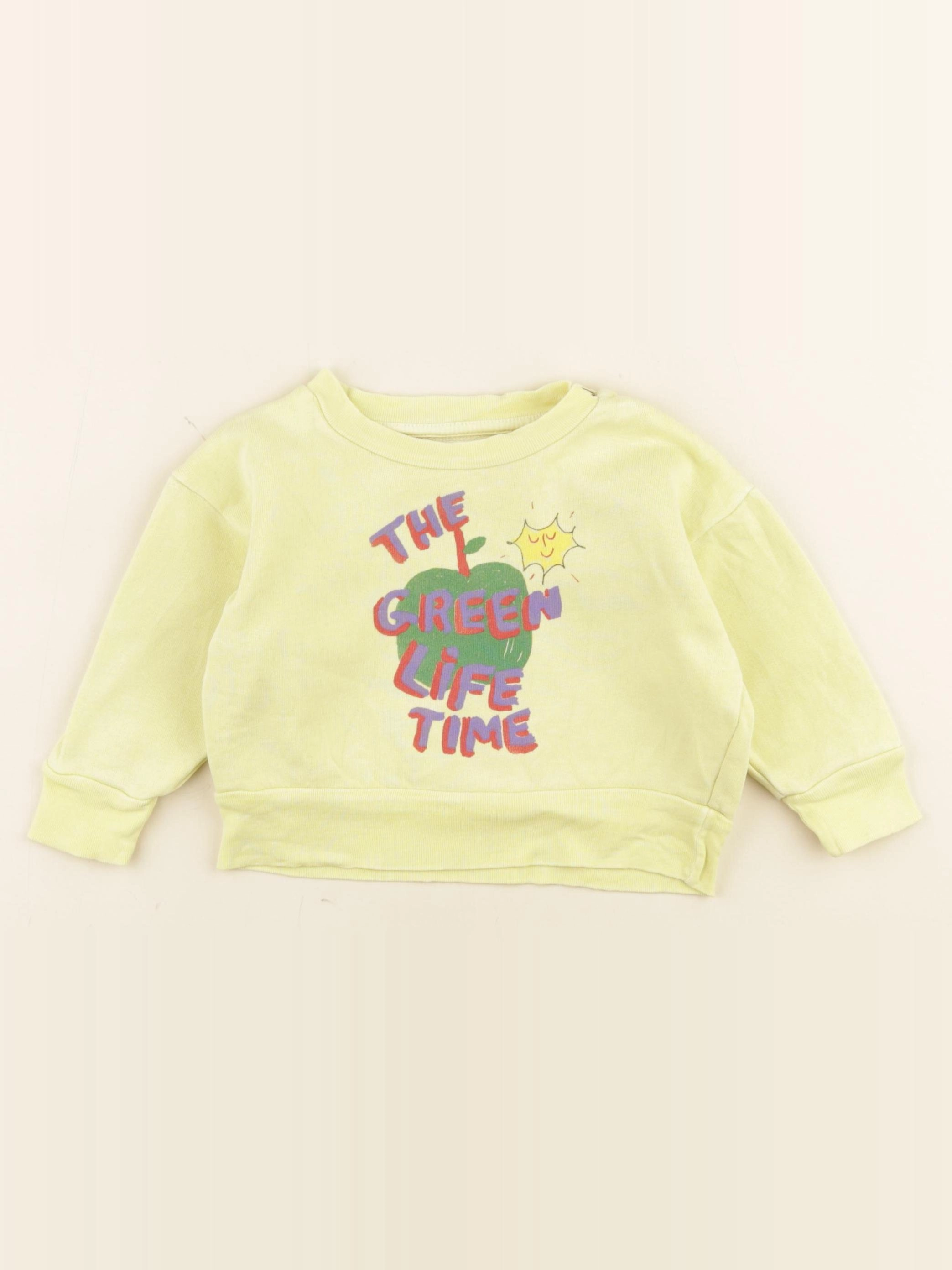 The animals observatory - sweat jaune - 6 mois