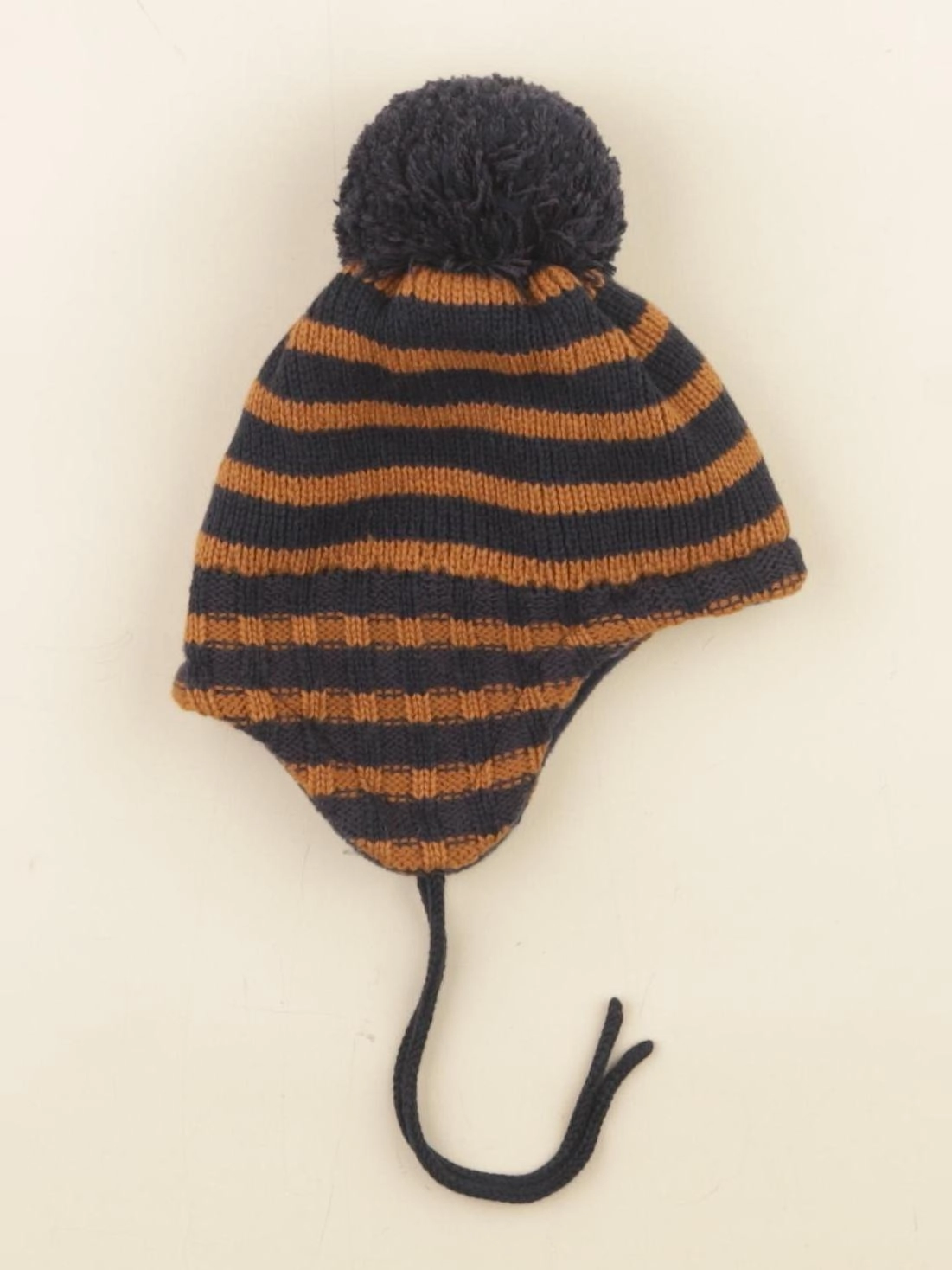 Jacadi - bonnet marron, bleu - 6 mois