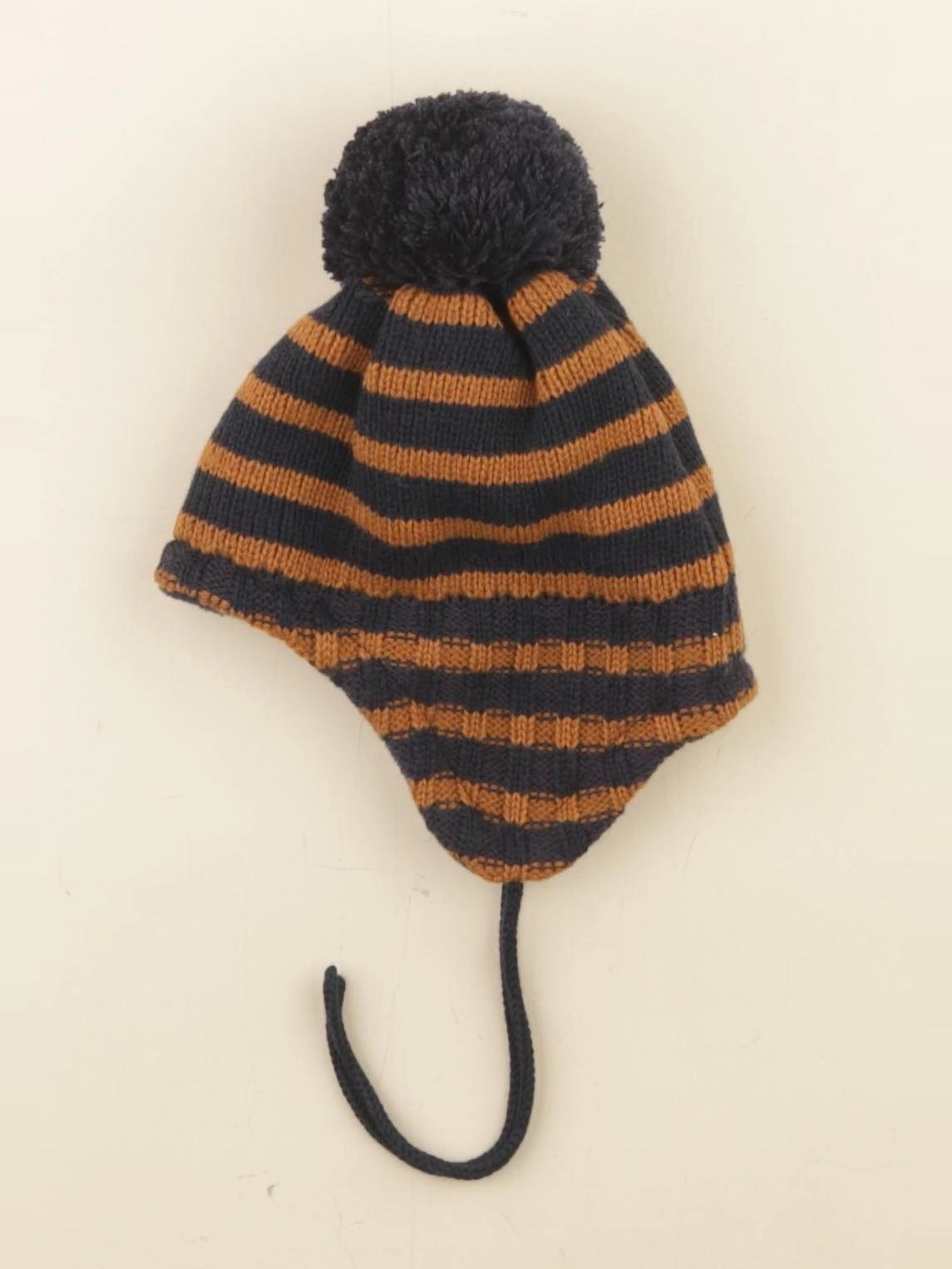 Jacadi - bonnet marron, bleu - 6 mois