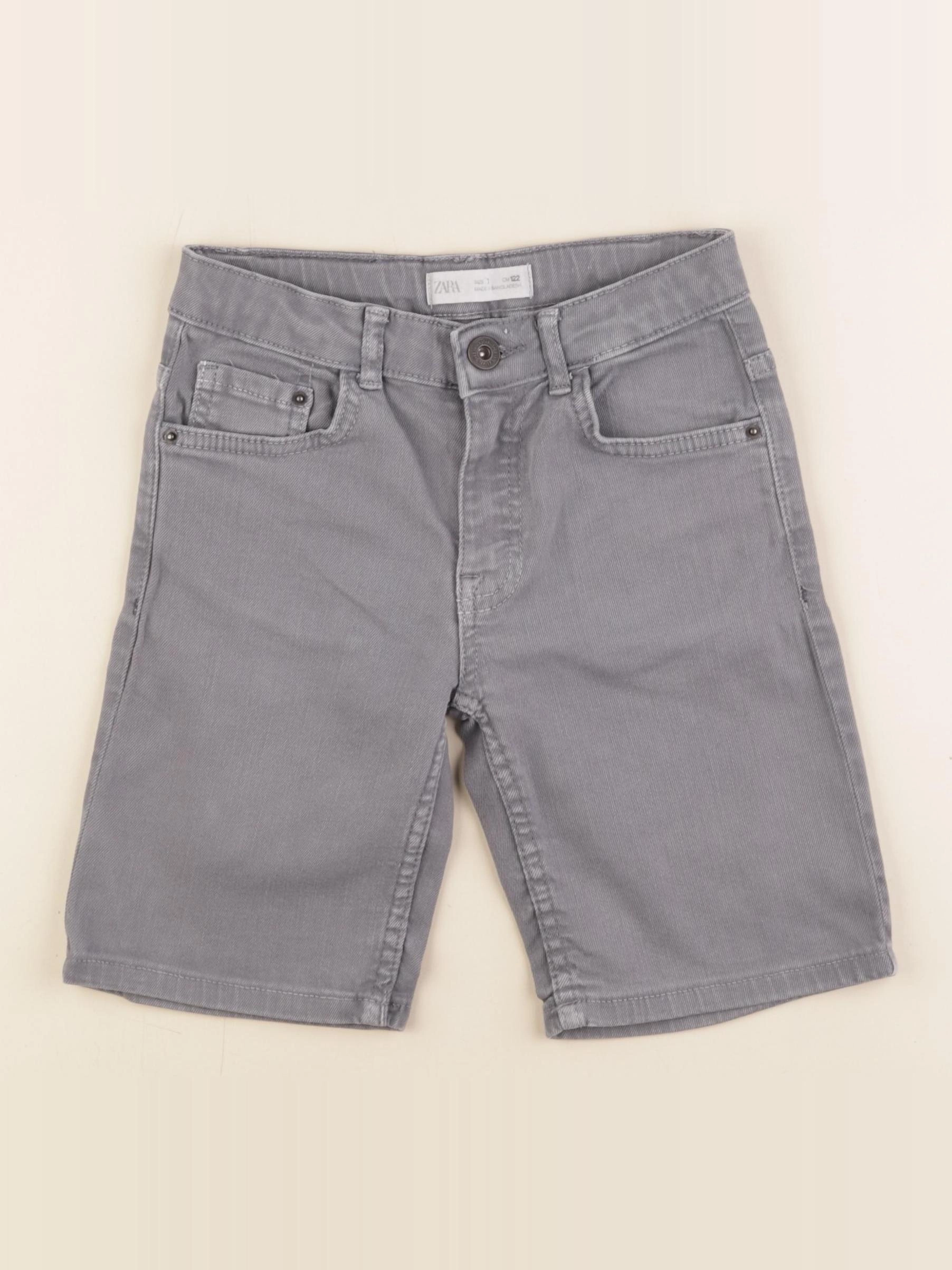Zara - short gris - 7 ans