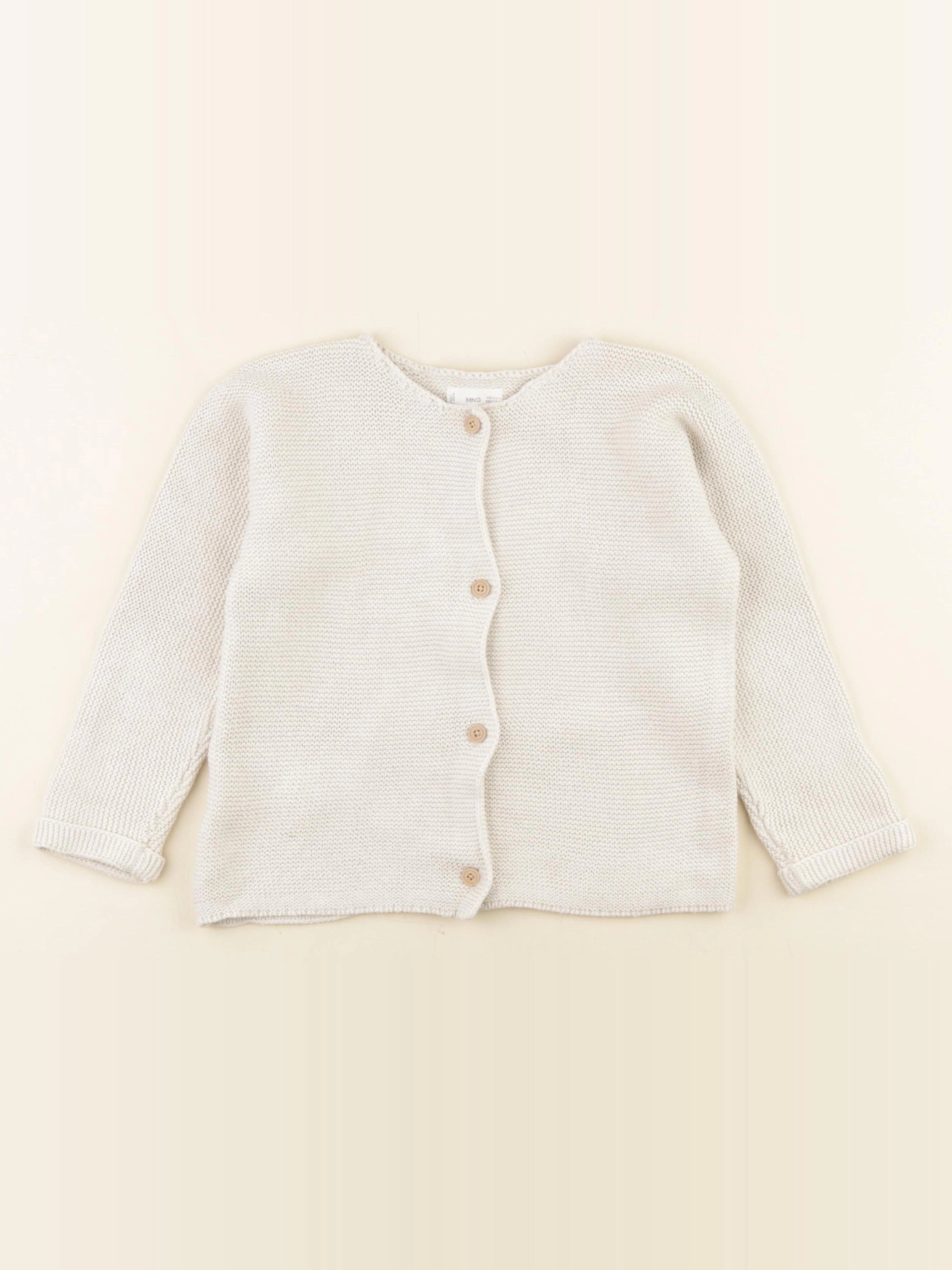 Mango - gilet beige - 2/3 ans
