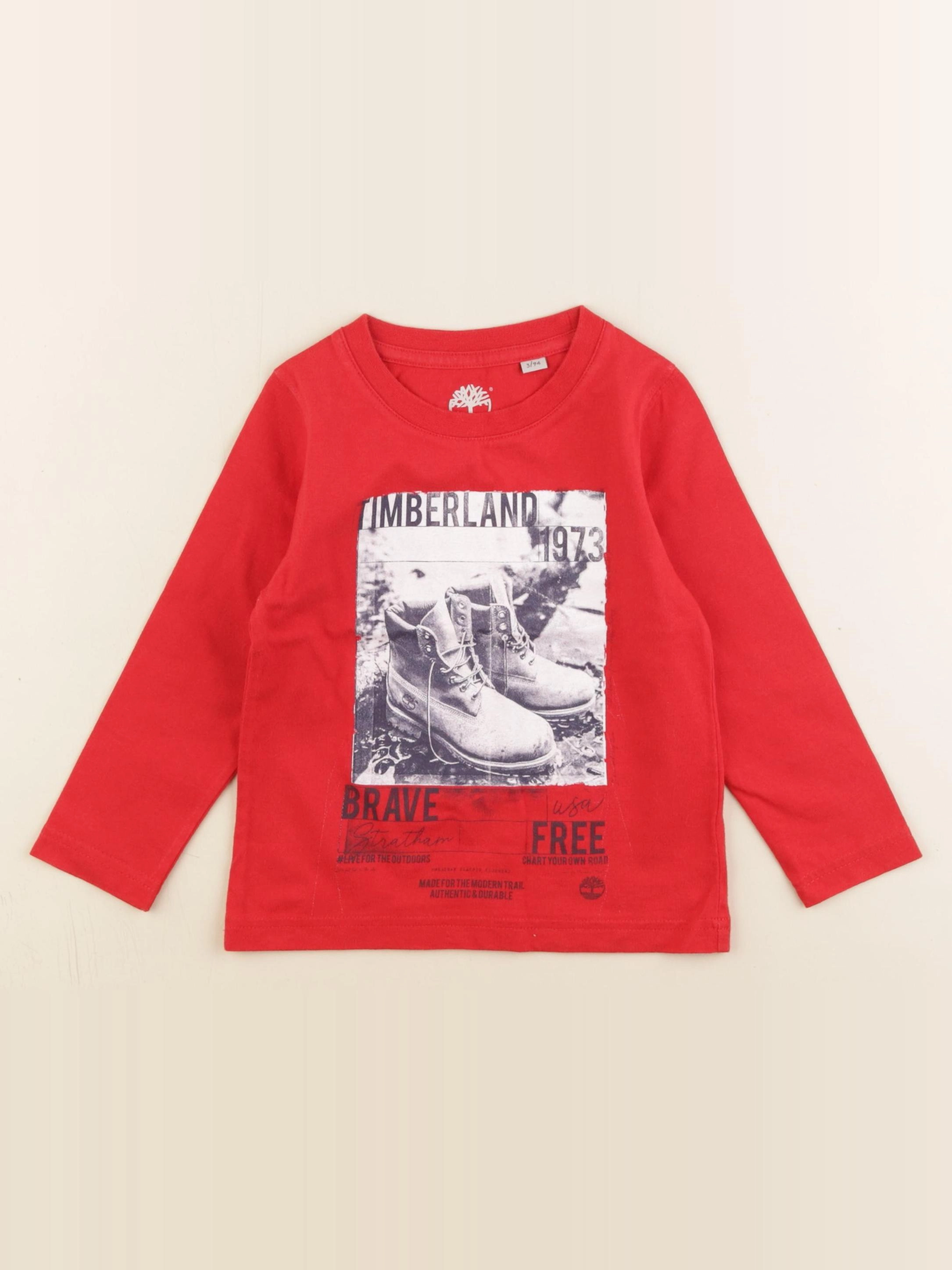 Timberland - tee-shirt rouge - 3 ans