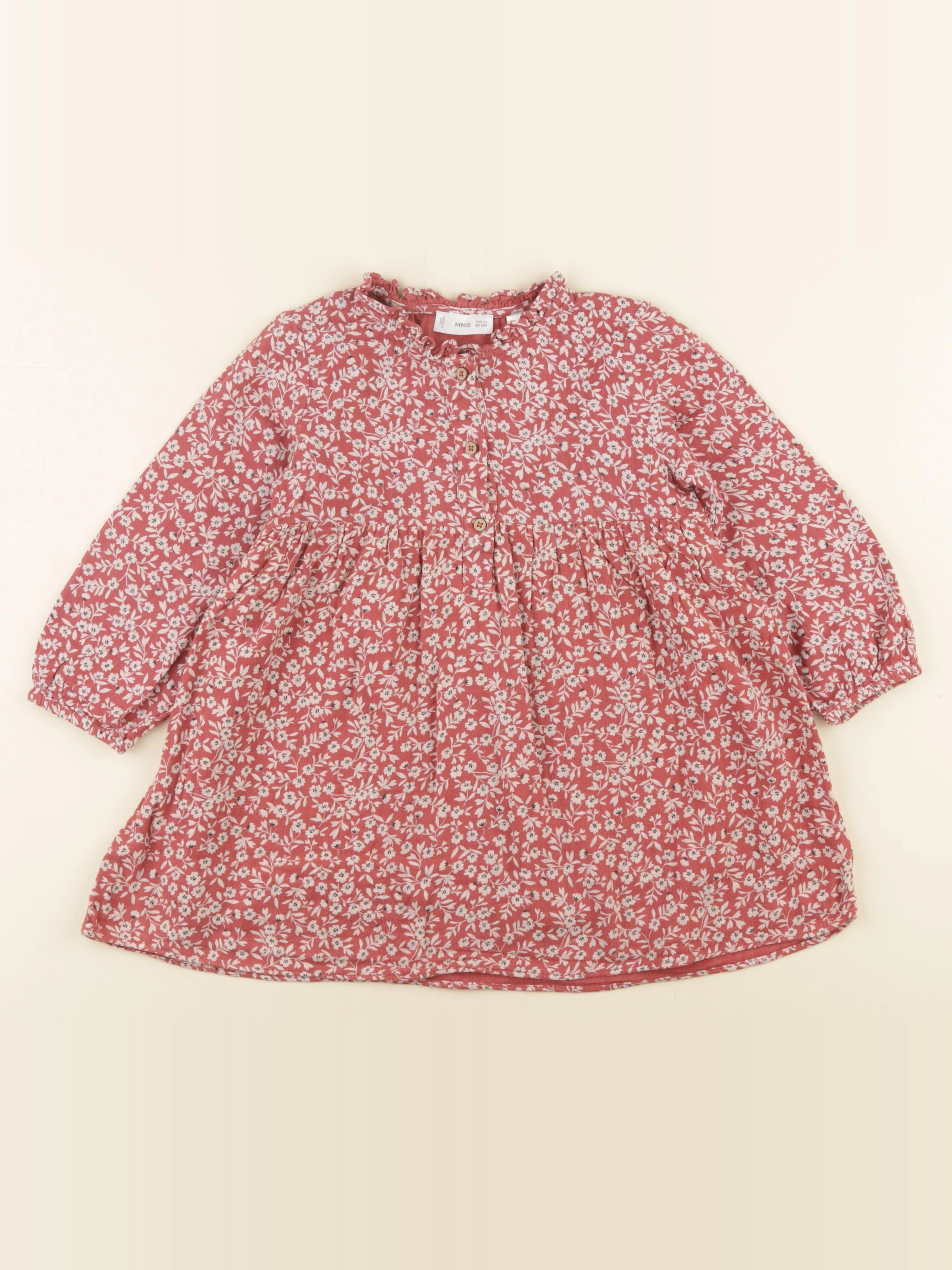 Mango - robe rouge - 2/3 ans