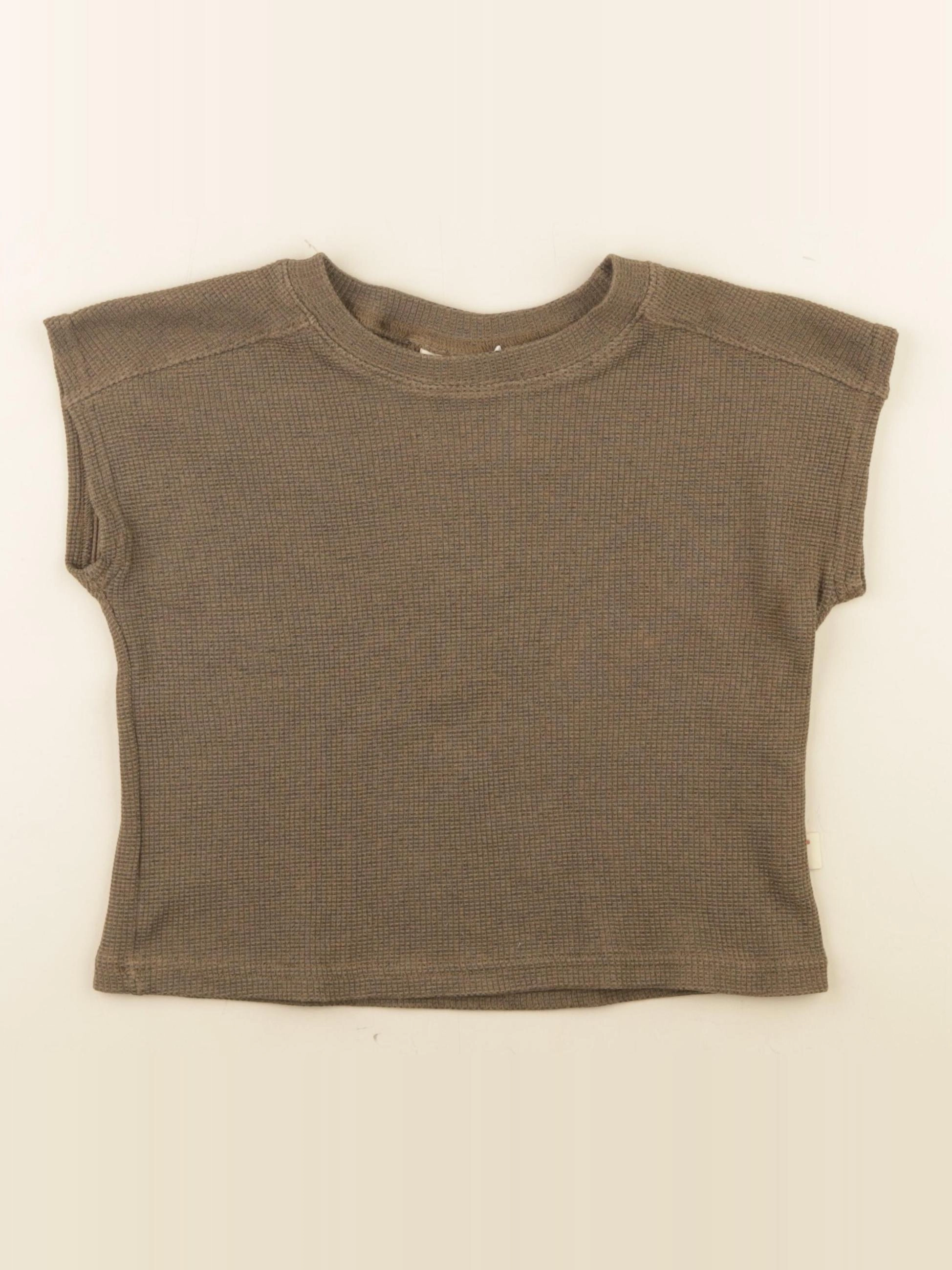 Gamin gamine - tee-shirt marron - 2 ans