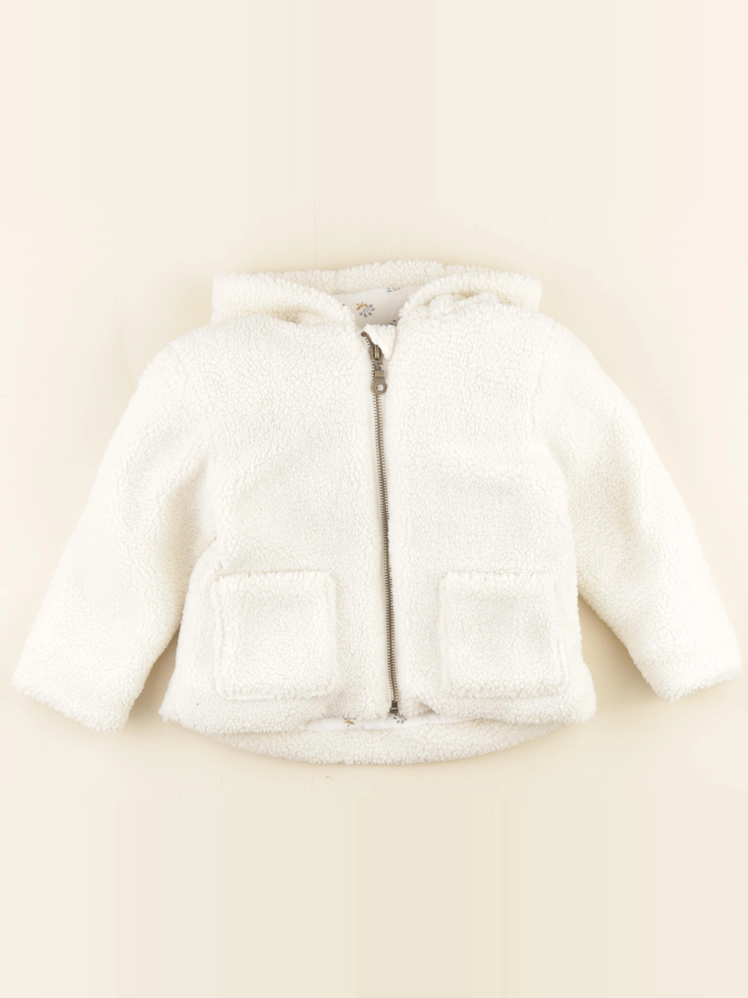 Vertbaudet - veste blanc - 3 ans