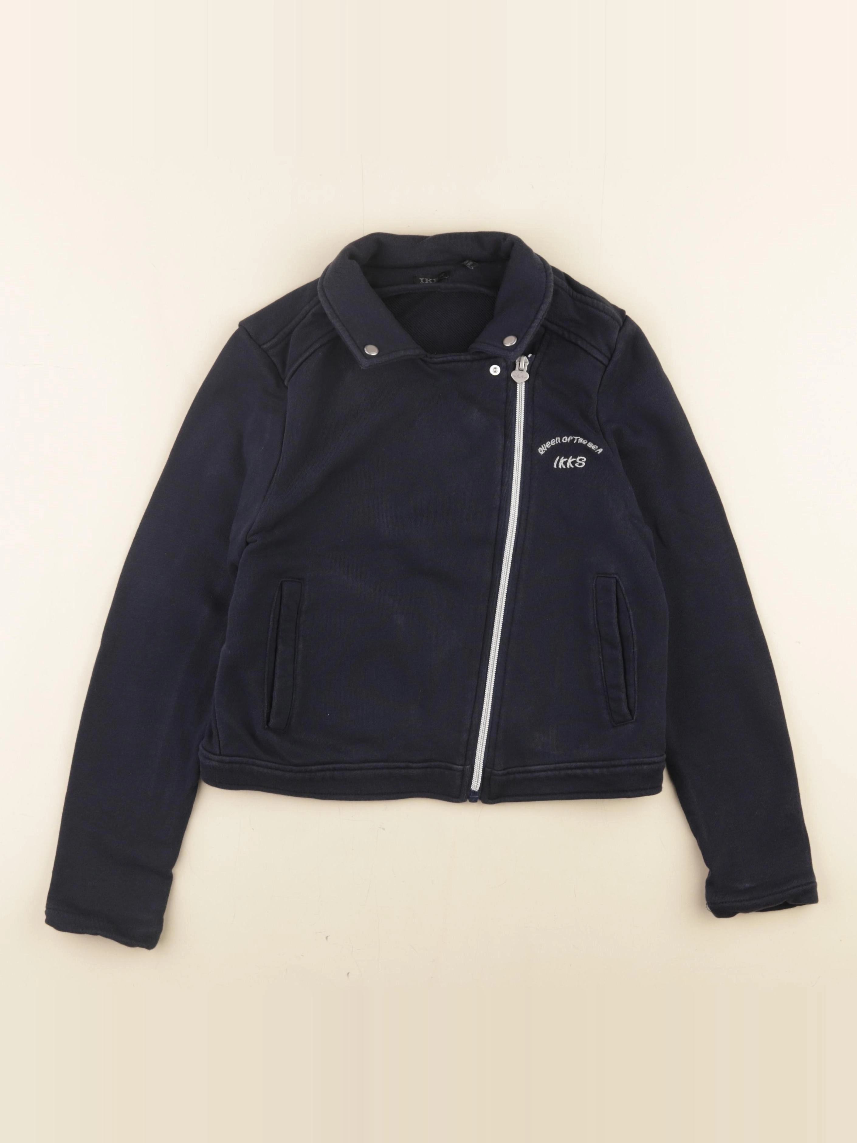 IKKS - sweat bleu - 10 ans