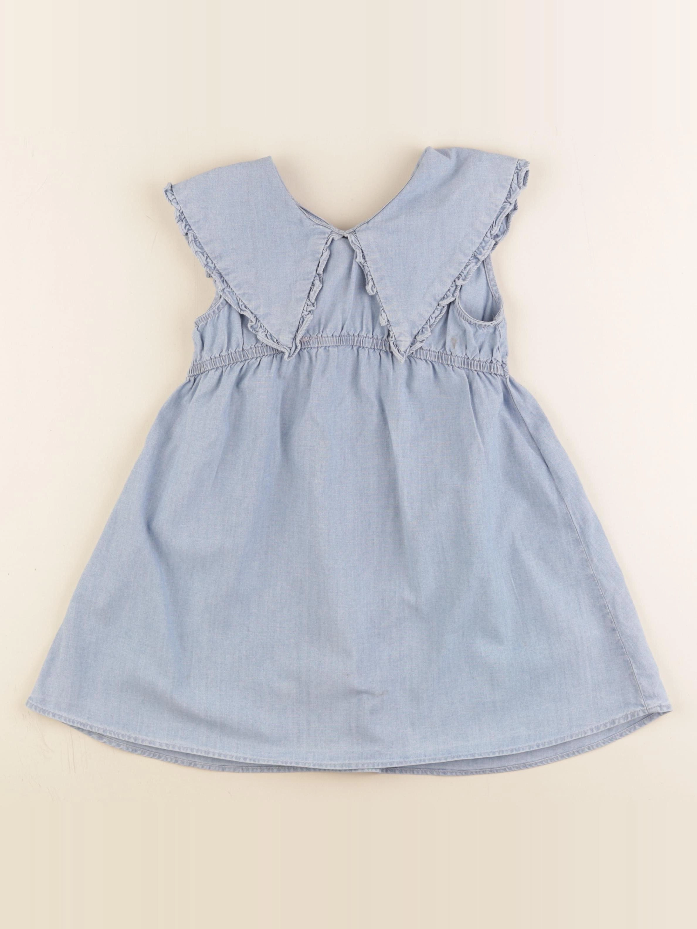 Zara - robe bleu - 3/4 ans