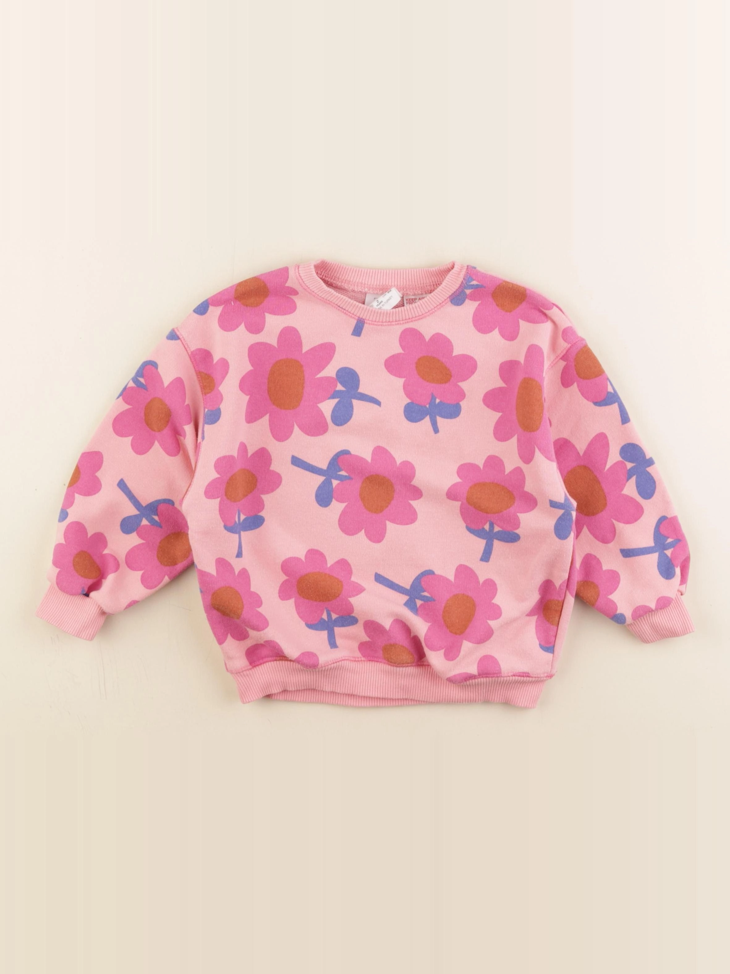 Zara - sweat rose - 2 ans