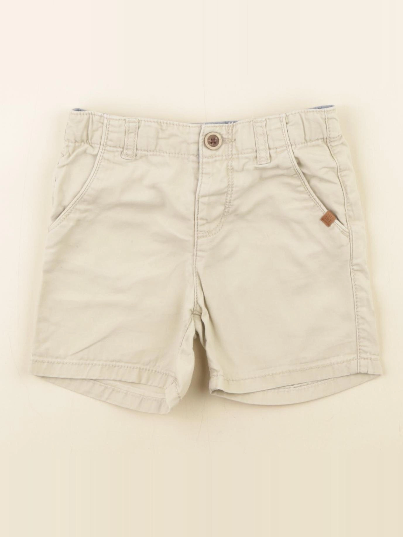 Zara - short beige - 9/12 mois