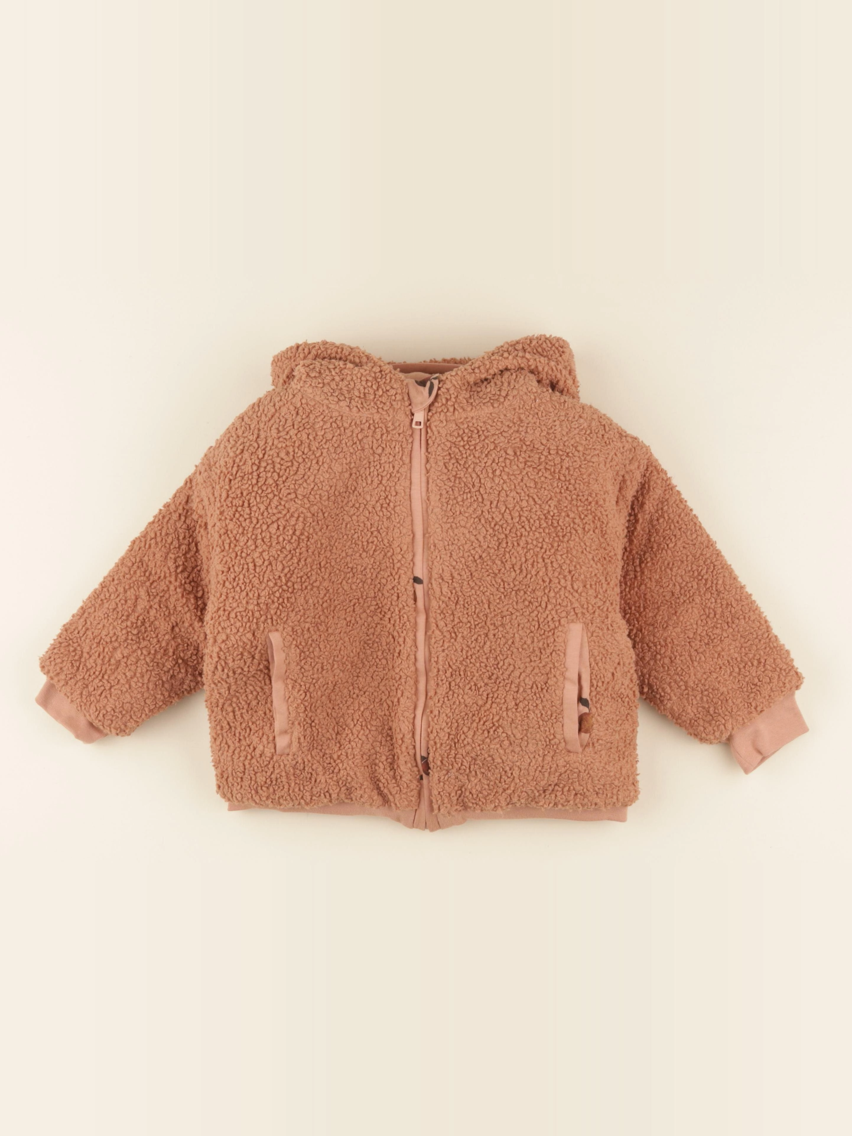 Studio Boheme - Manteau Nounours rose - 6 mois