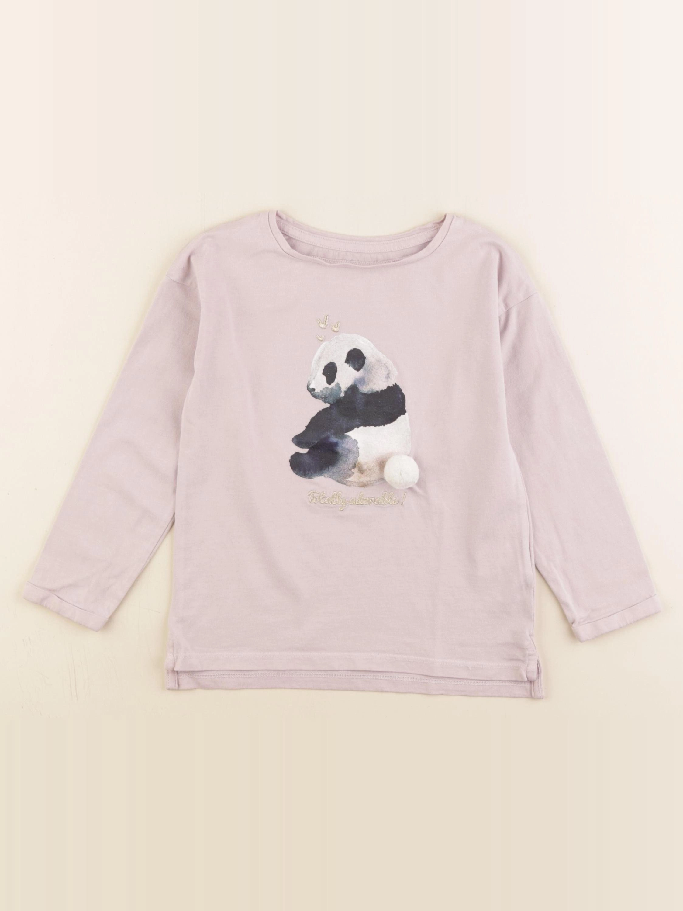 Vertbaudet - tee-shirt rose - 5 ans