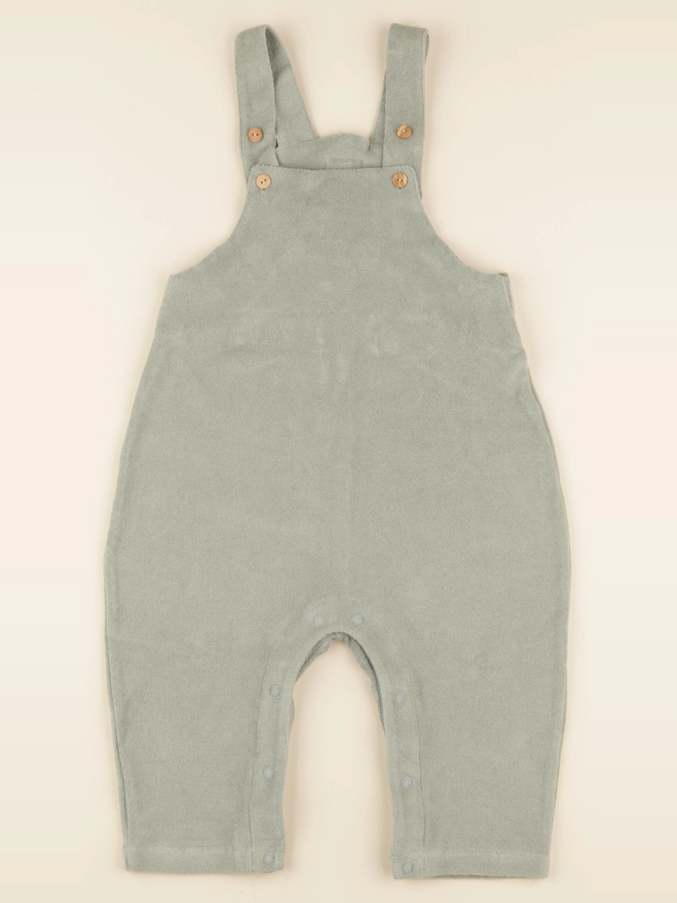 Studio Boheme - Salopette Homer Terry vert - 24 mois