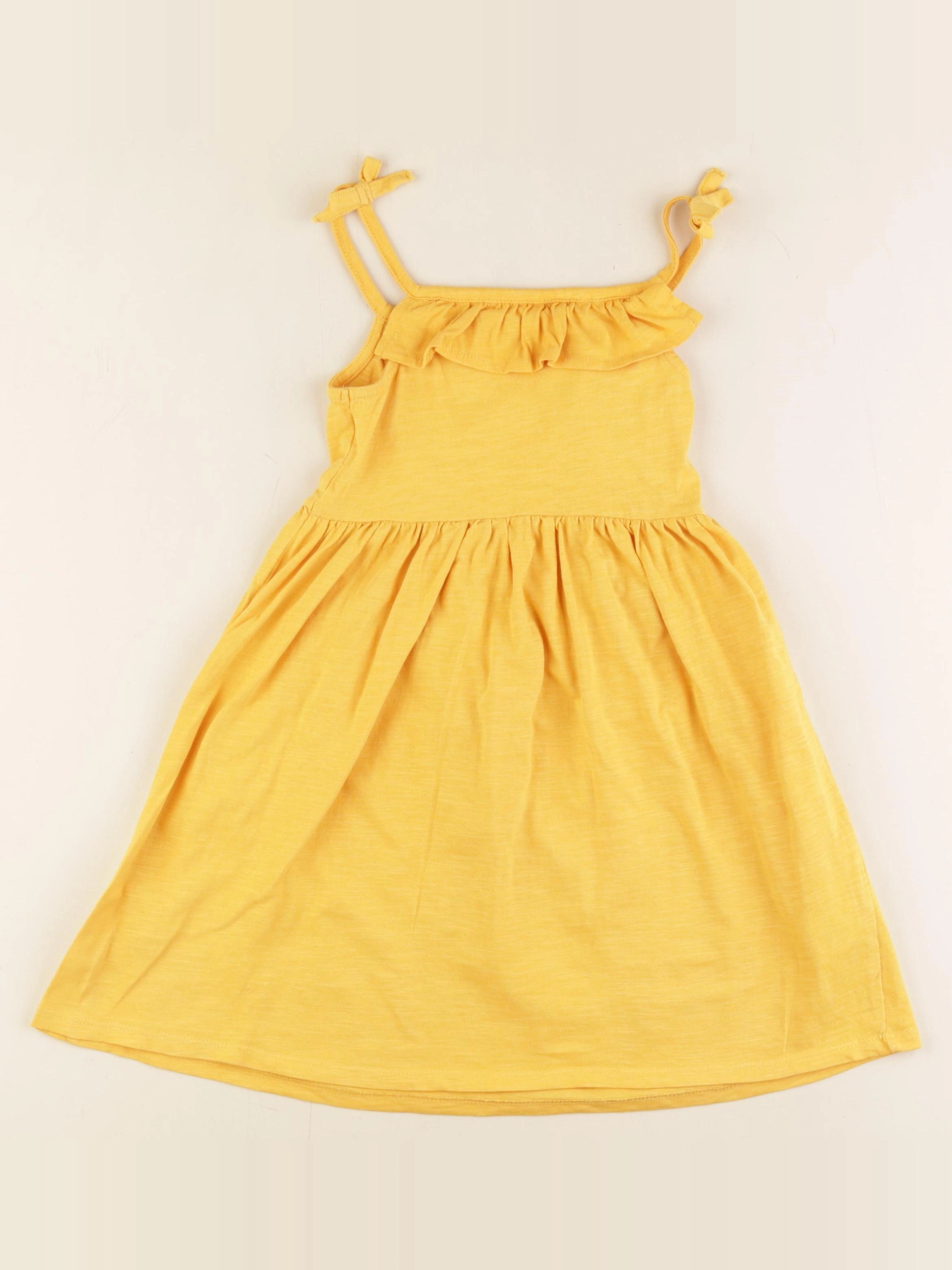 Vertbaudet - robe jaune - 5 ans