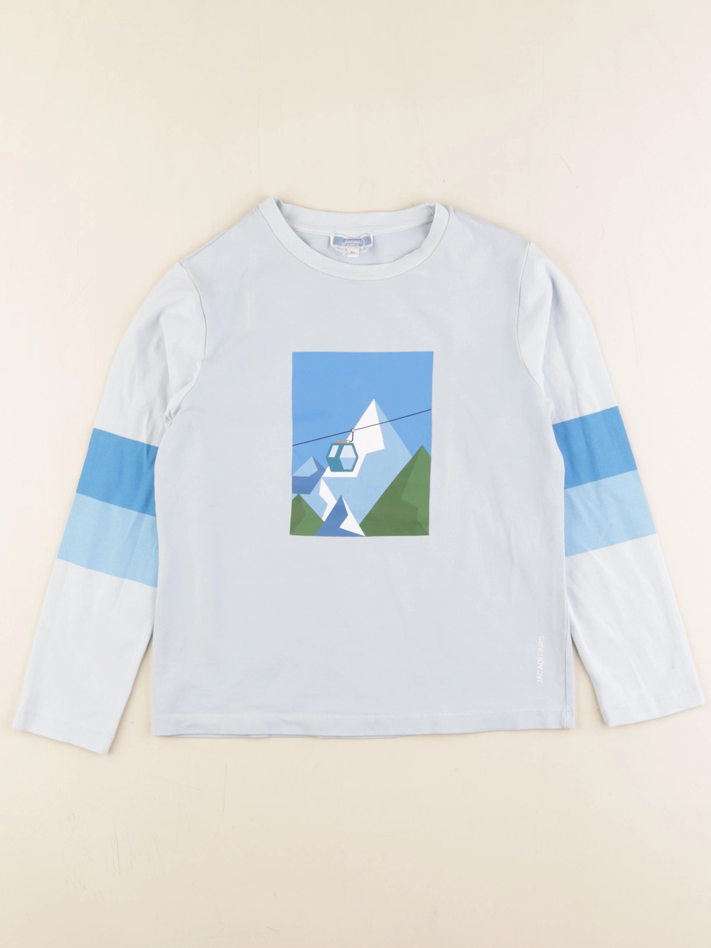 Jacadi - tee-shirt bleu - 8 ans