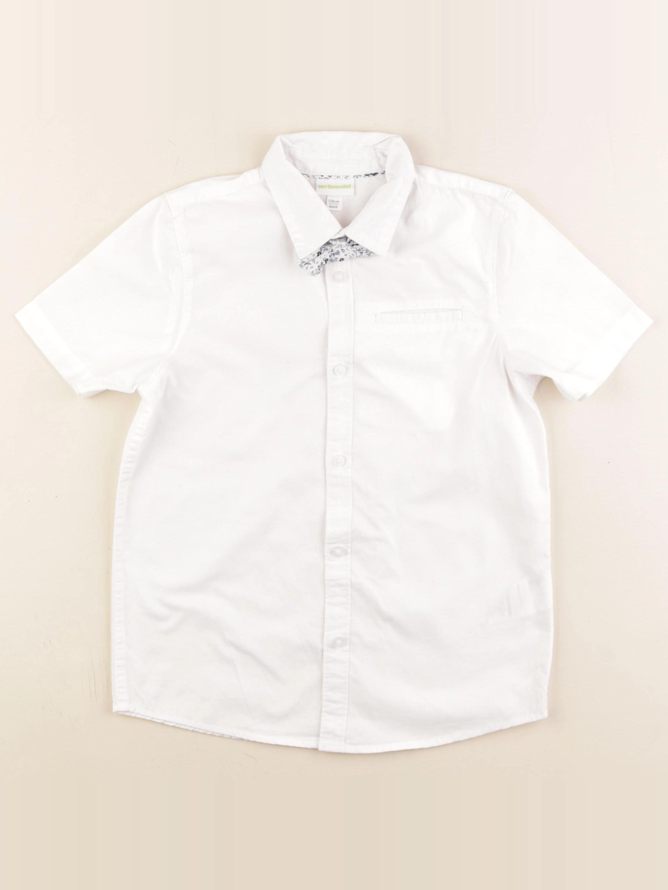 Vertbaudet - chemise blanc - 8 ans