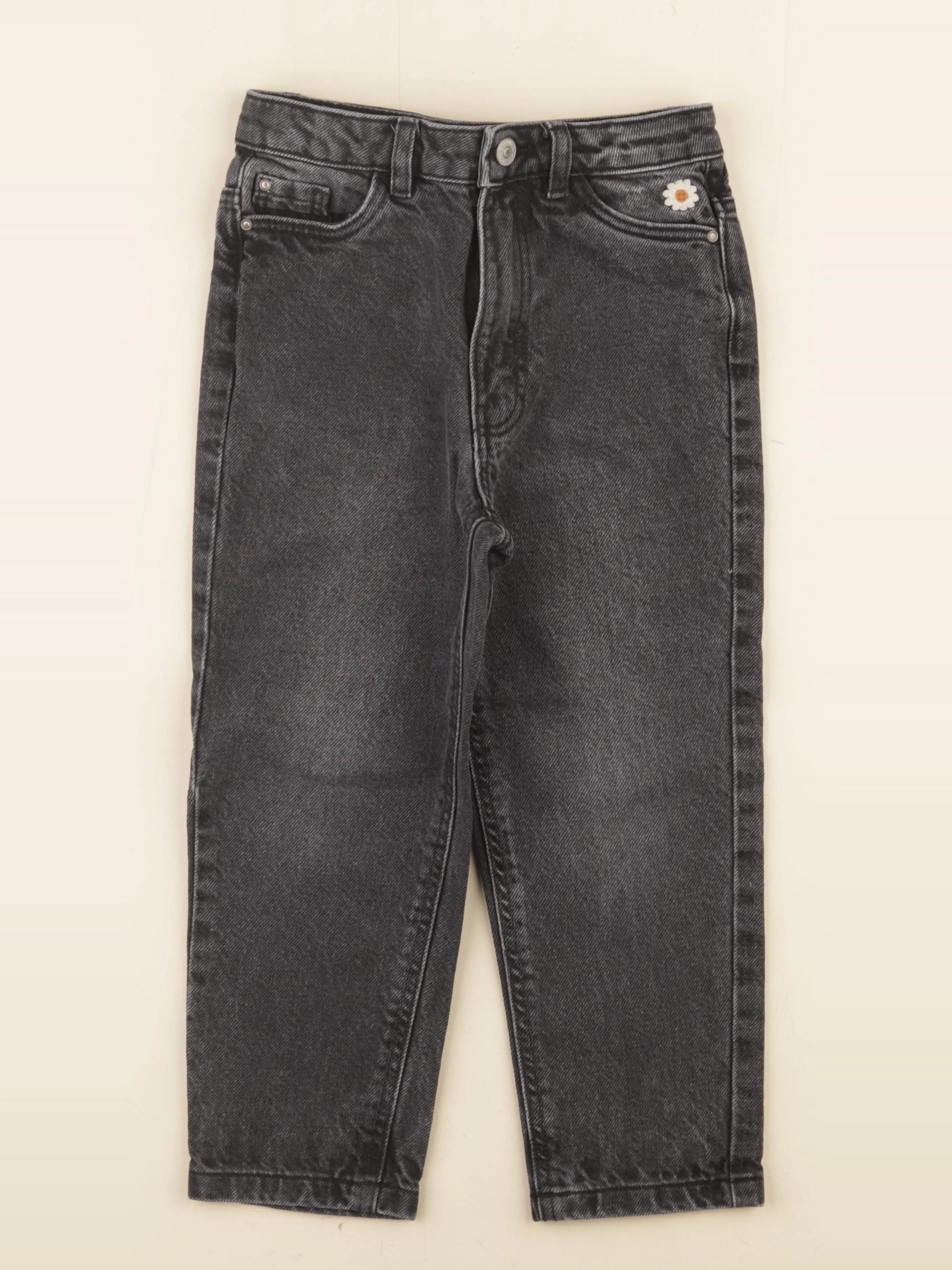 Vertbaudet - jean gris, noir - 4 ans