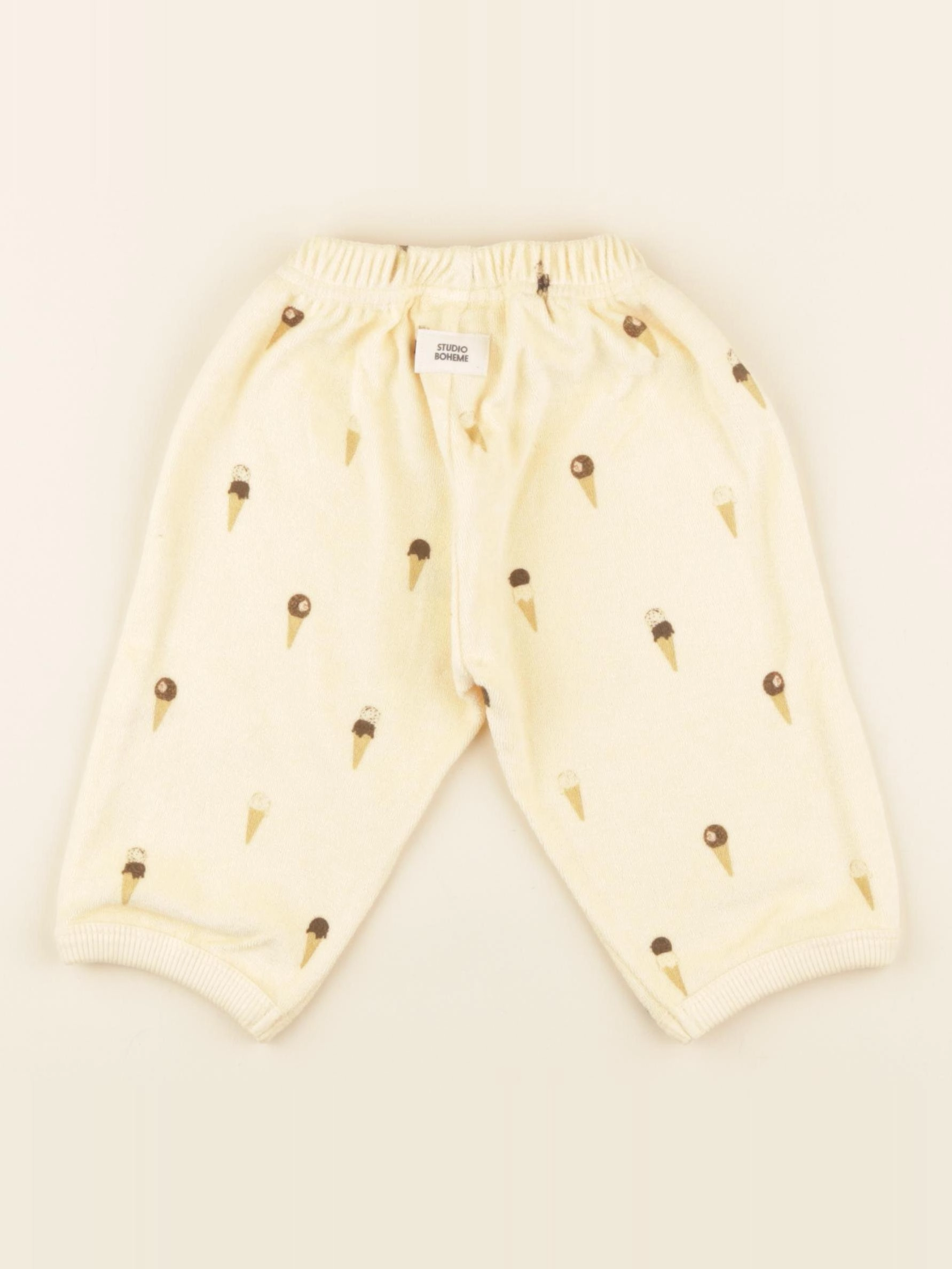 Studio Boheme - Pantalon Porgy Glaces jaune - 6 mois
