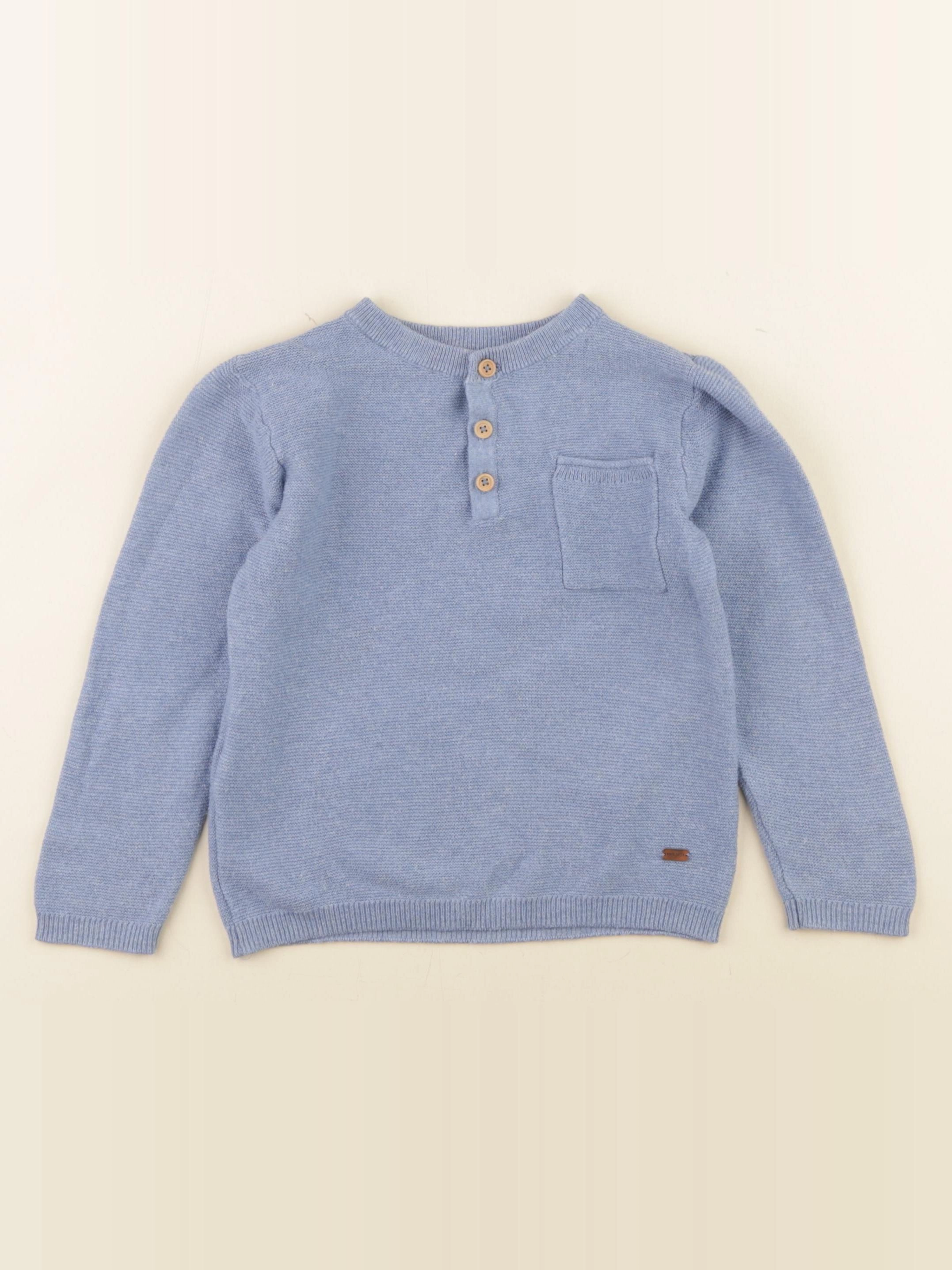 Mango - pull bleu - 2/3 ans