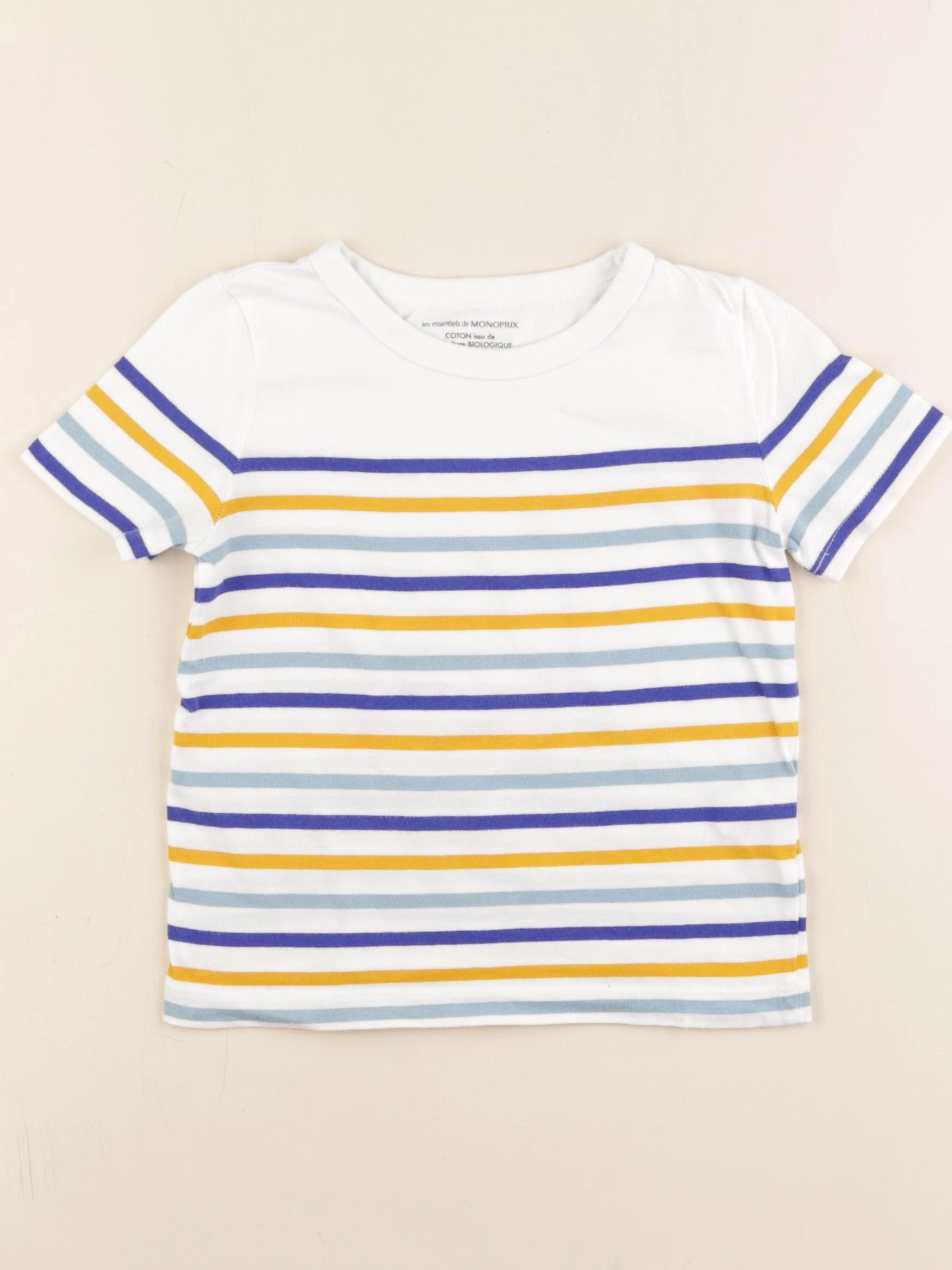 Monoprix - tee-shirt multicolore - 3 ans