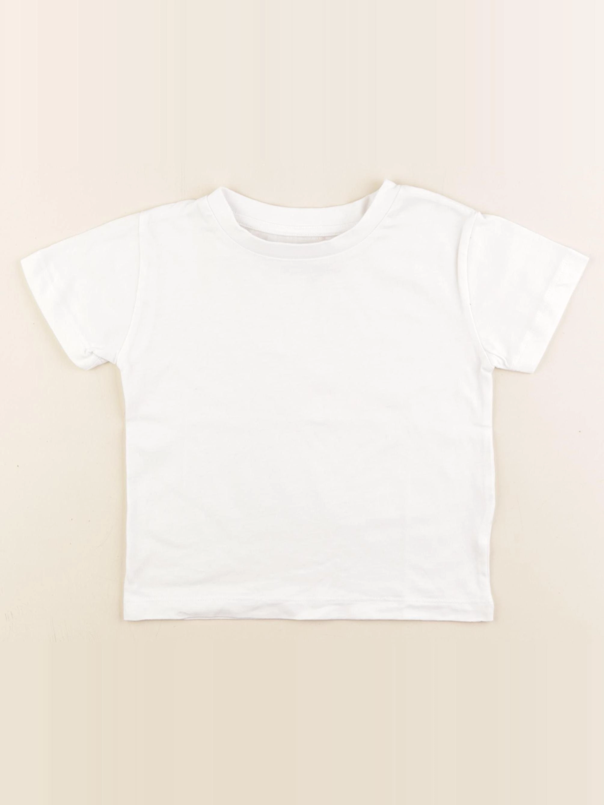Monoprix - tee-shirt blanc - 3 ans