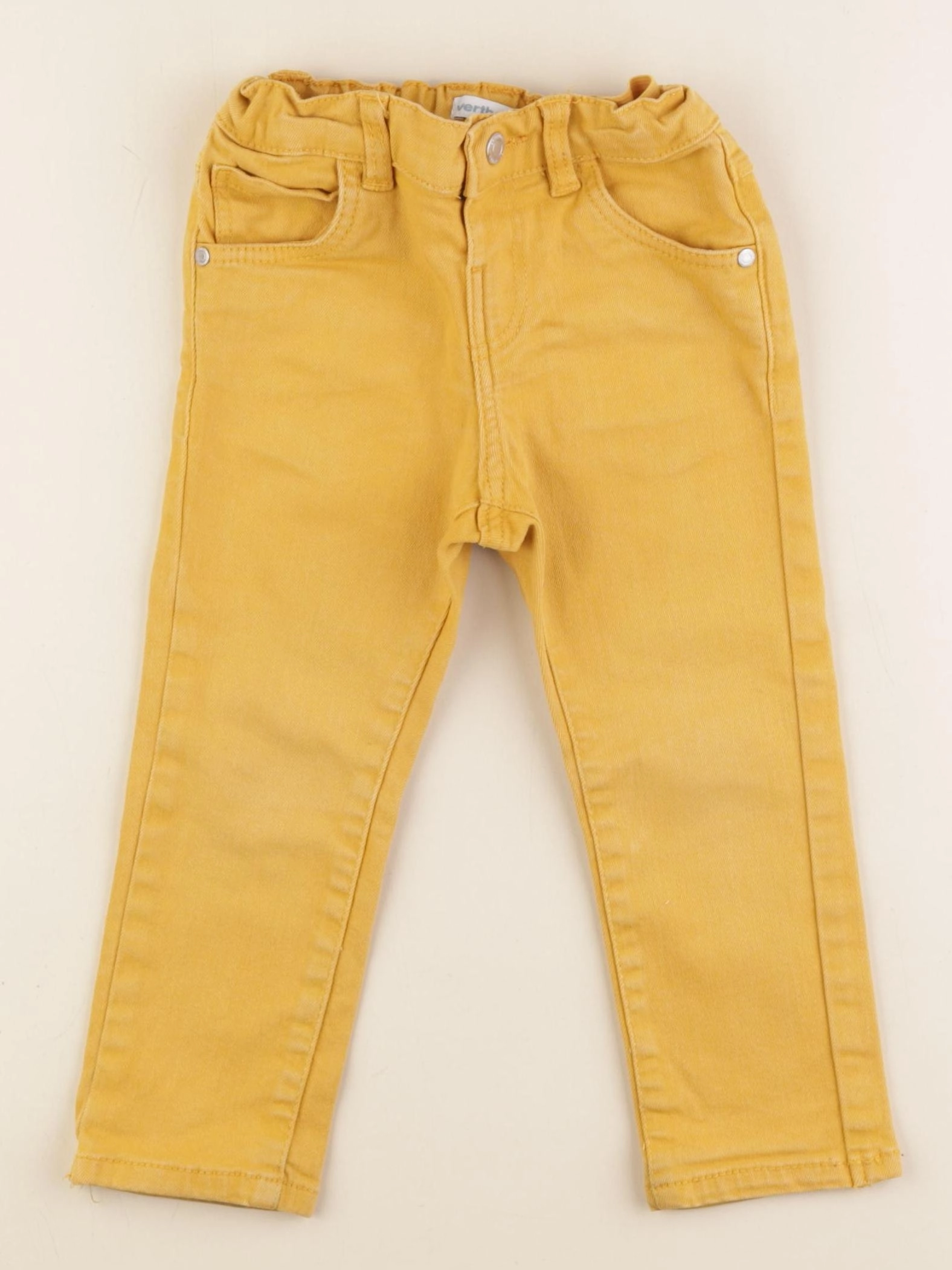 Vertbaudet - jean jaune - 36 mois