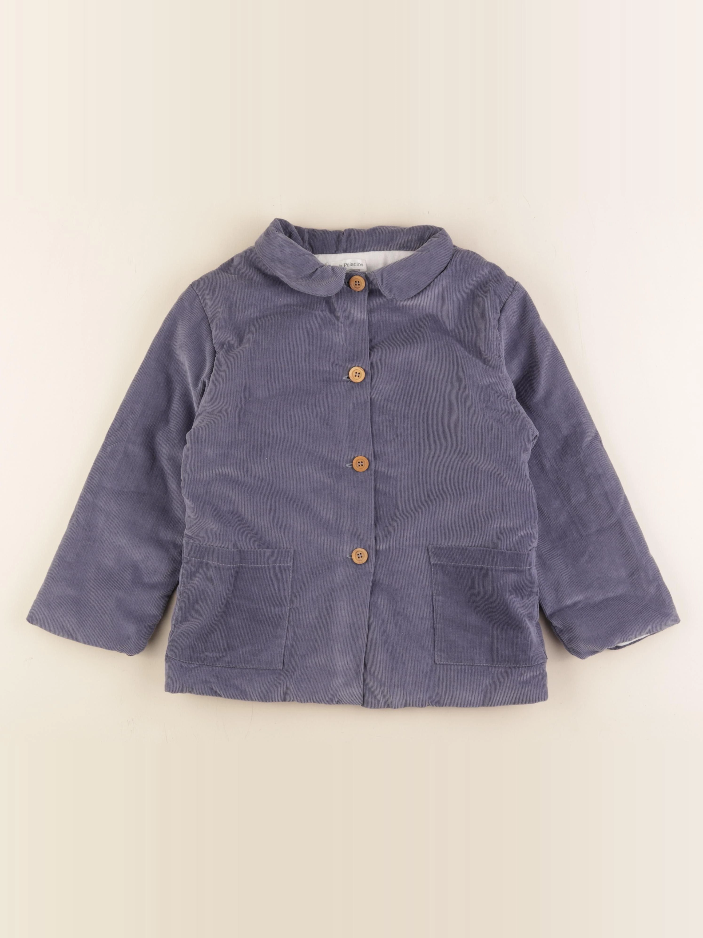 Lola Palacios - veste doublé bleu - 8 ans