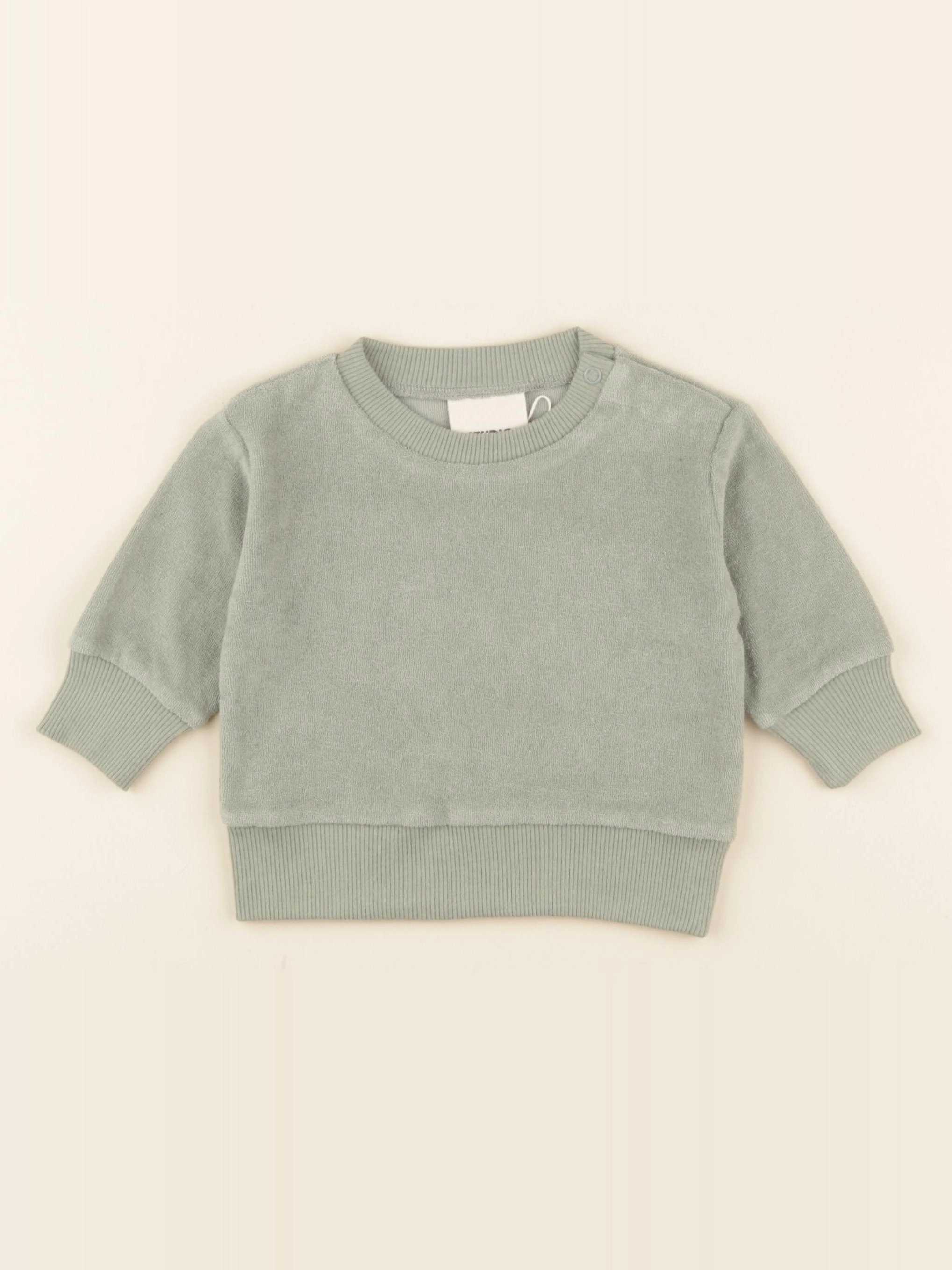 Studio Boheme - Sweat Bart Terry vert - 12 mois