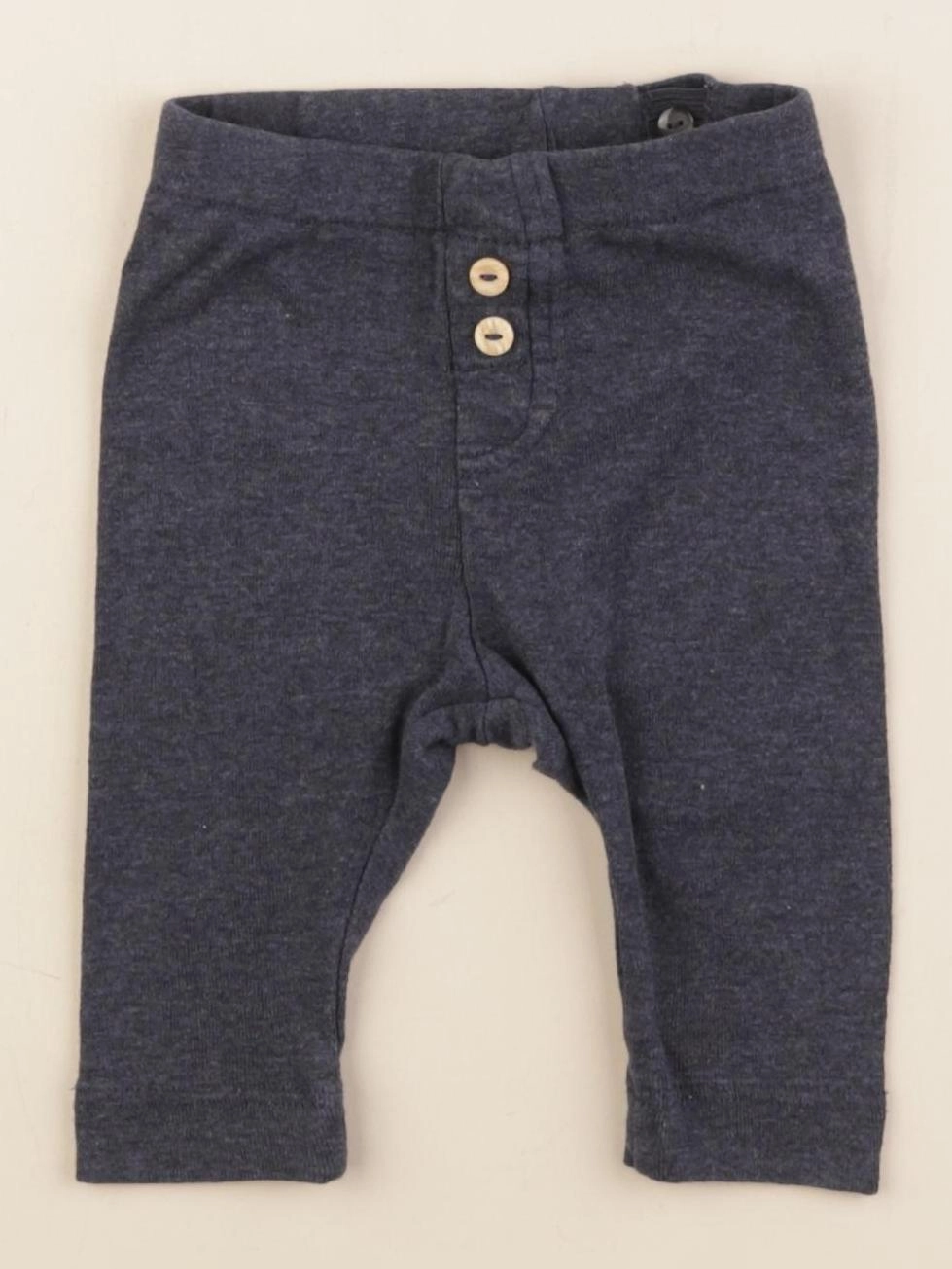 H&M - legging bleu - 2/4 mois