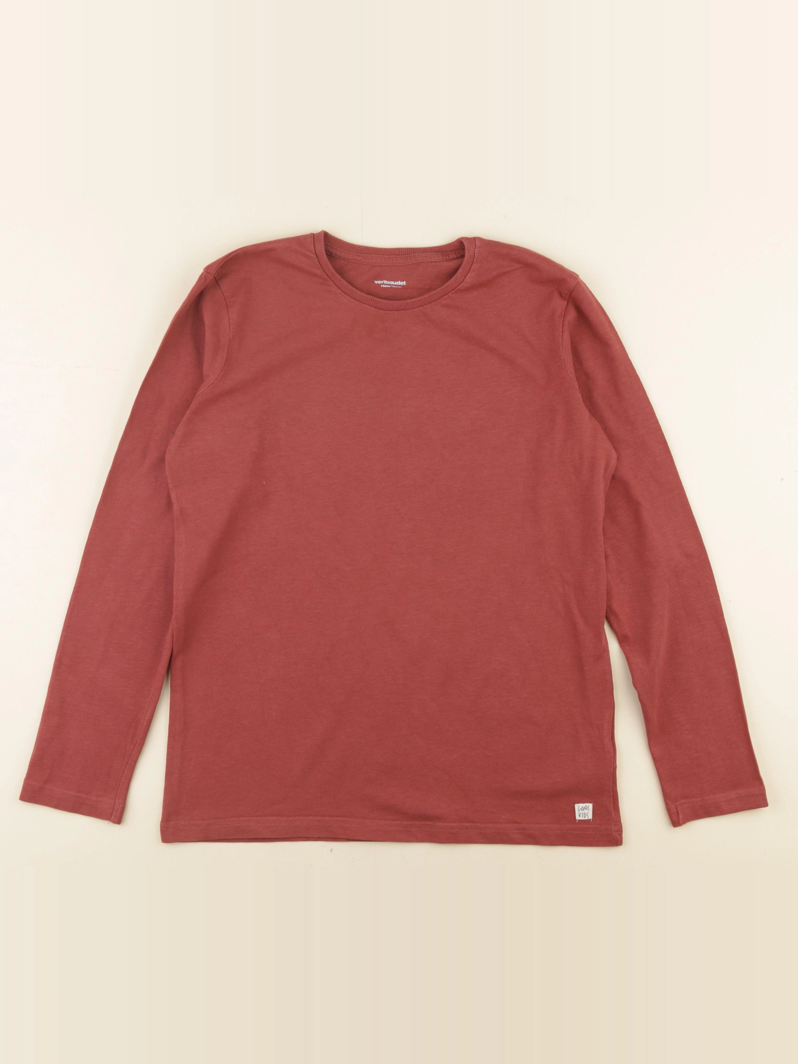 Vertbaudet - tee-shirt rouge - 14 ans