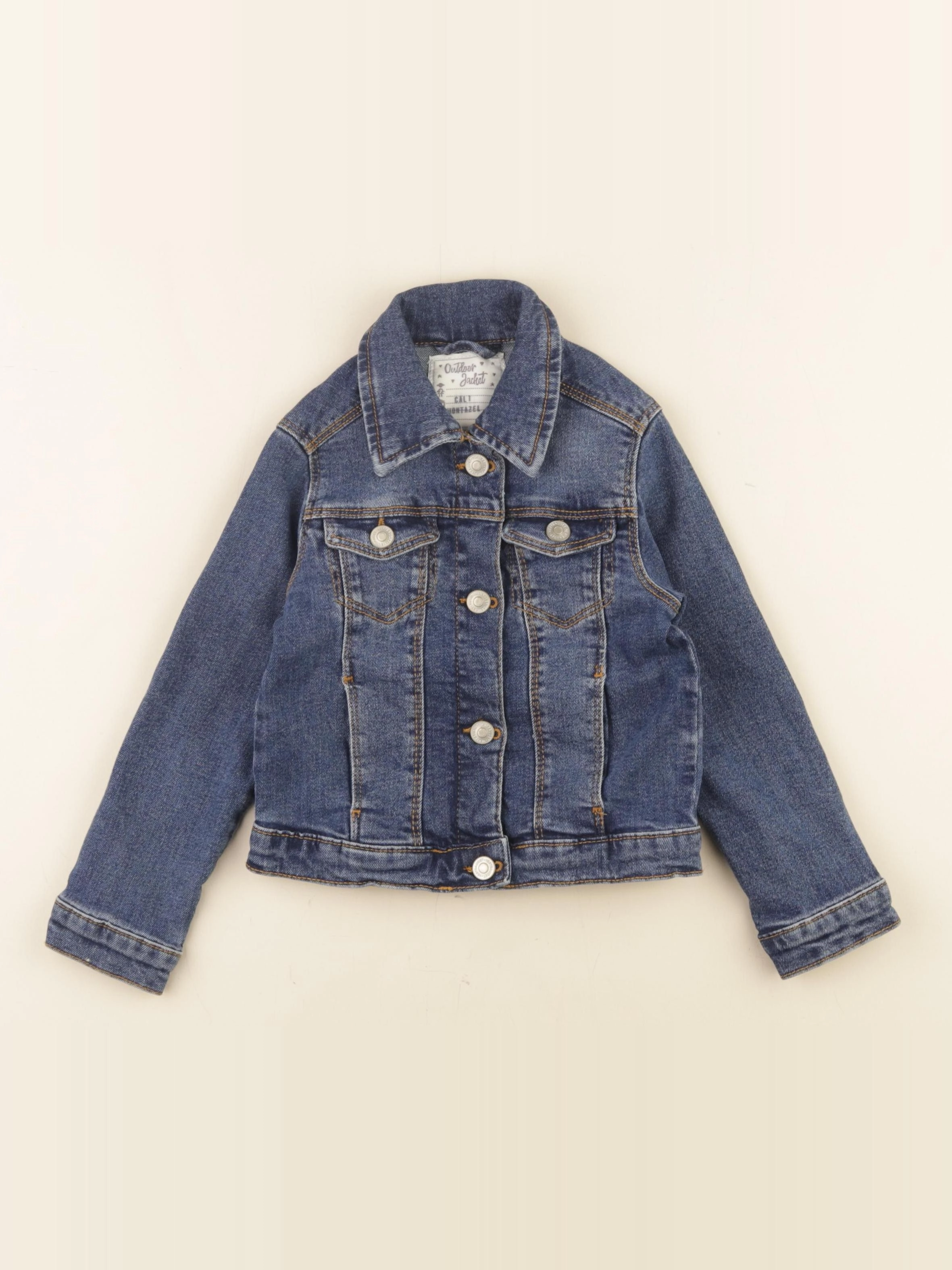 Vertbaudet - veste bleu - 4 ans