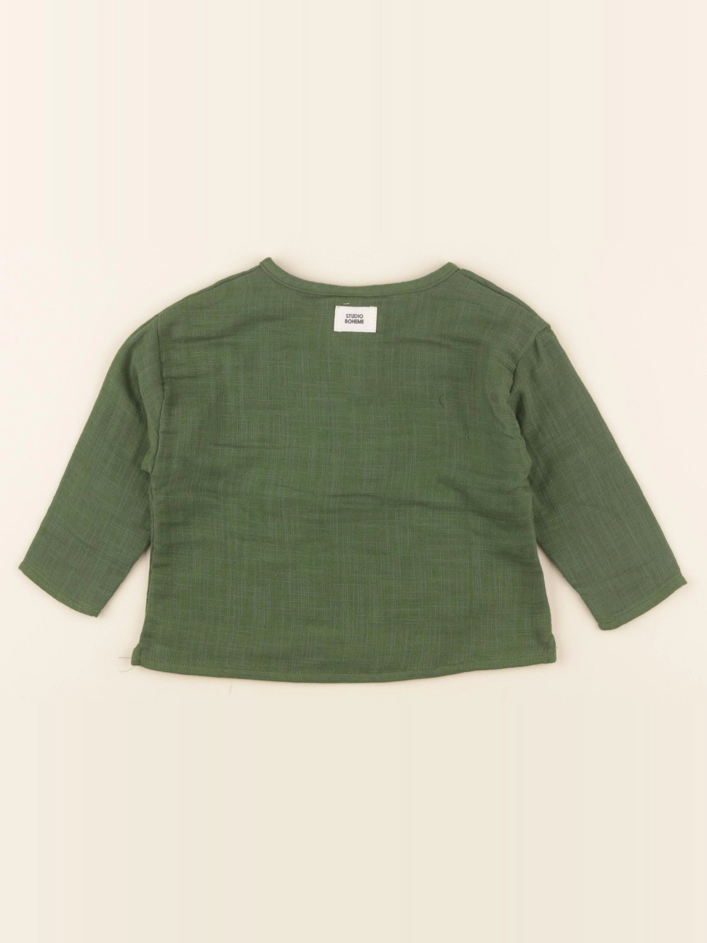 Studio Boheme - Chemise Romeo vert - 8 ans