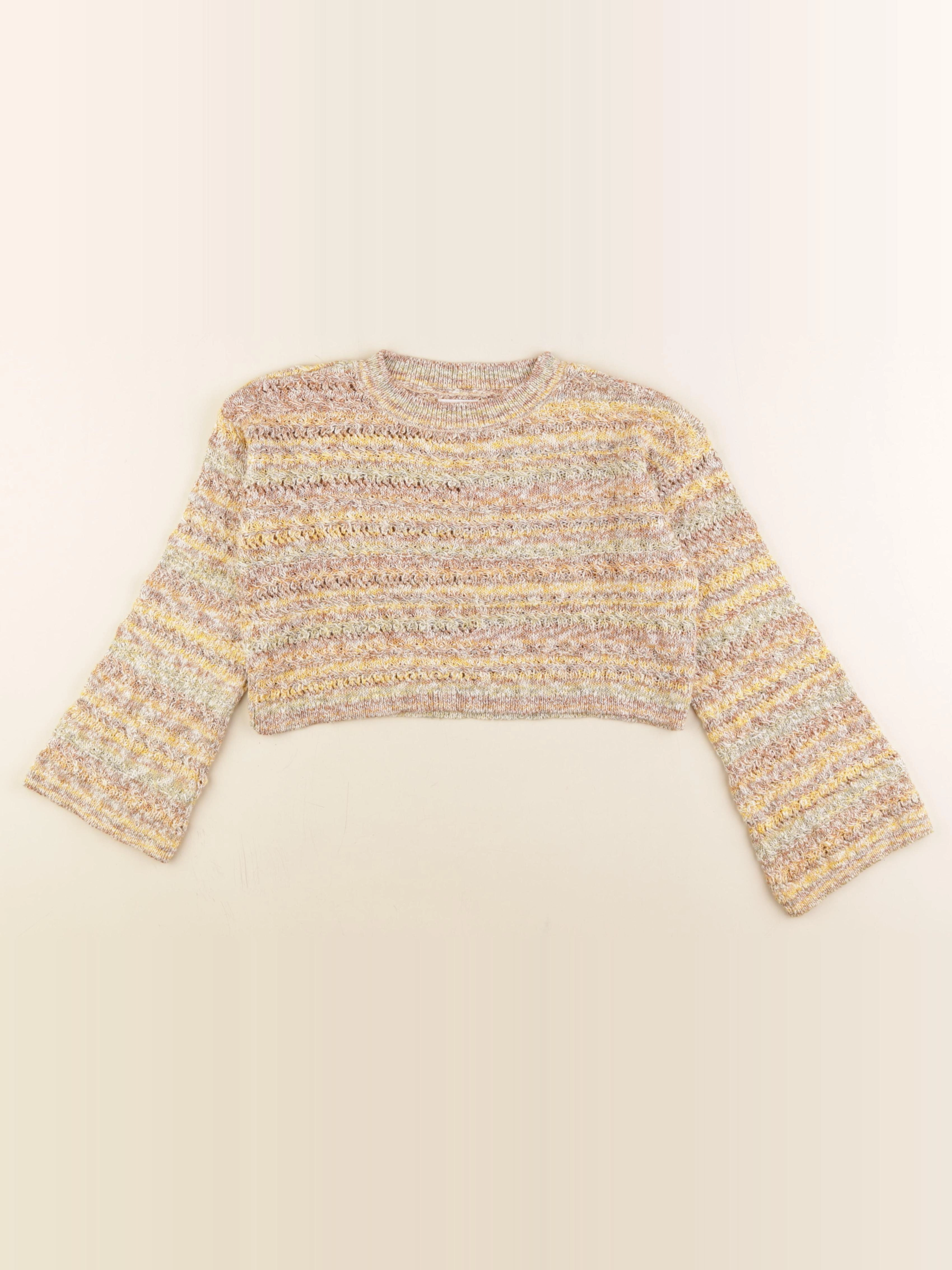 Zara - pull beige - 8/9 ans