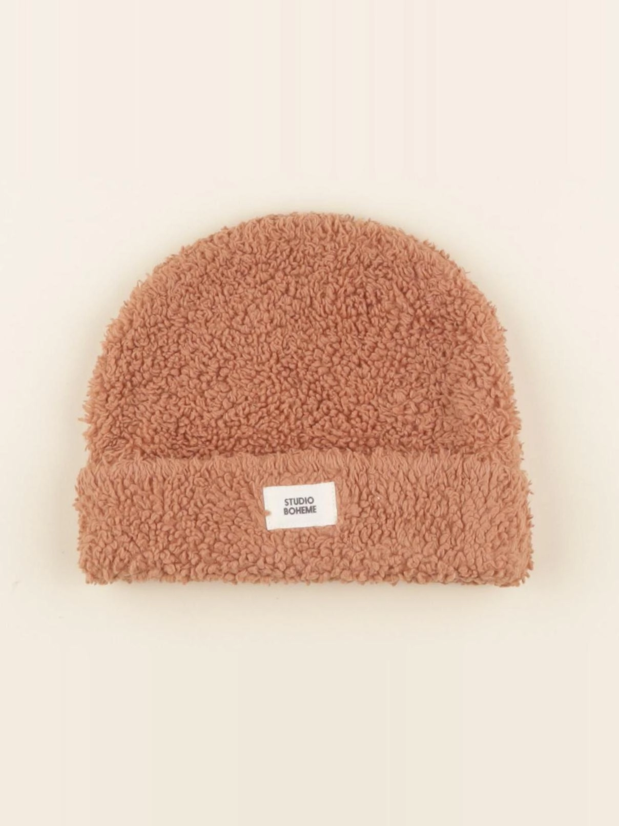 Studio Boheme - Bonnet Ourson rose - 1 an à 2 ans