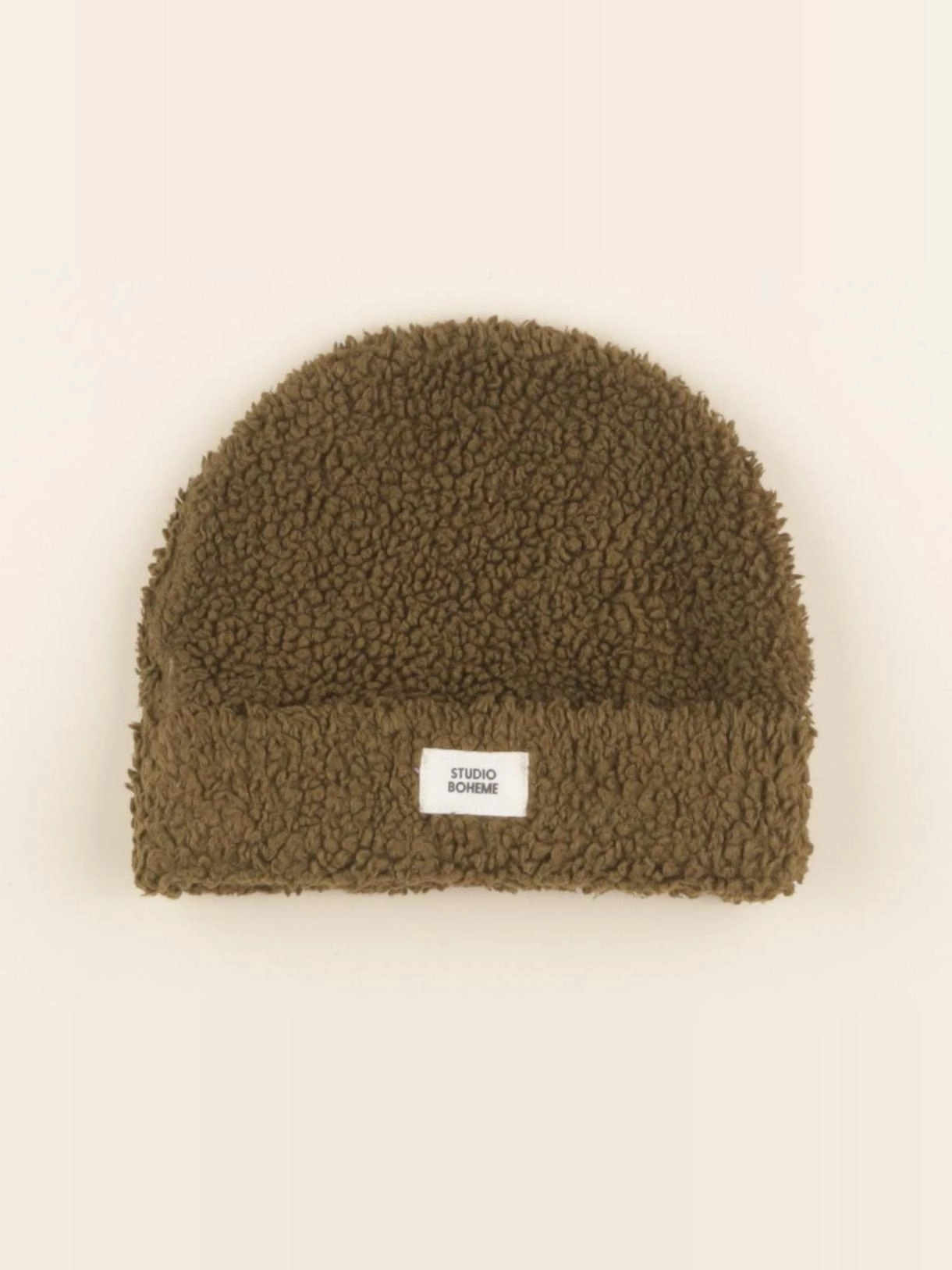 Studio Boheme - Bonnet Ourson vert - 1 an à 2 ans