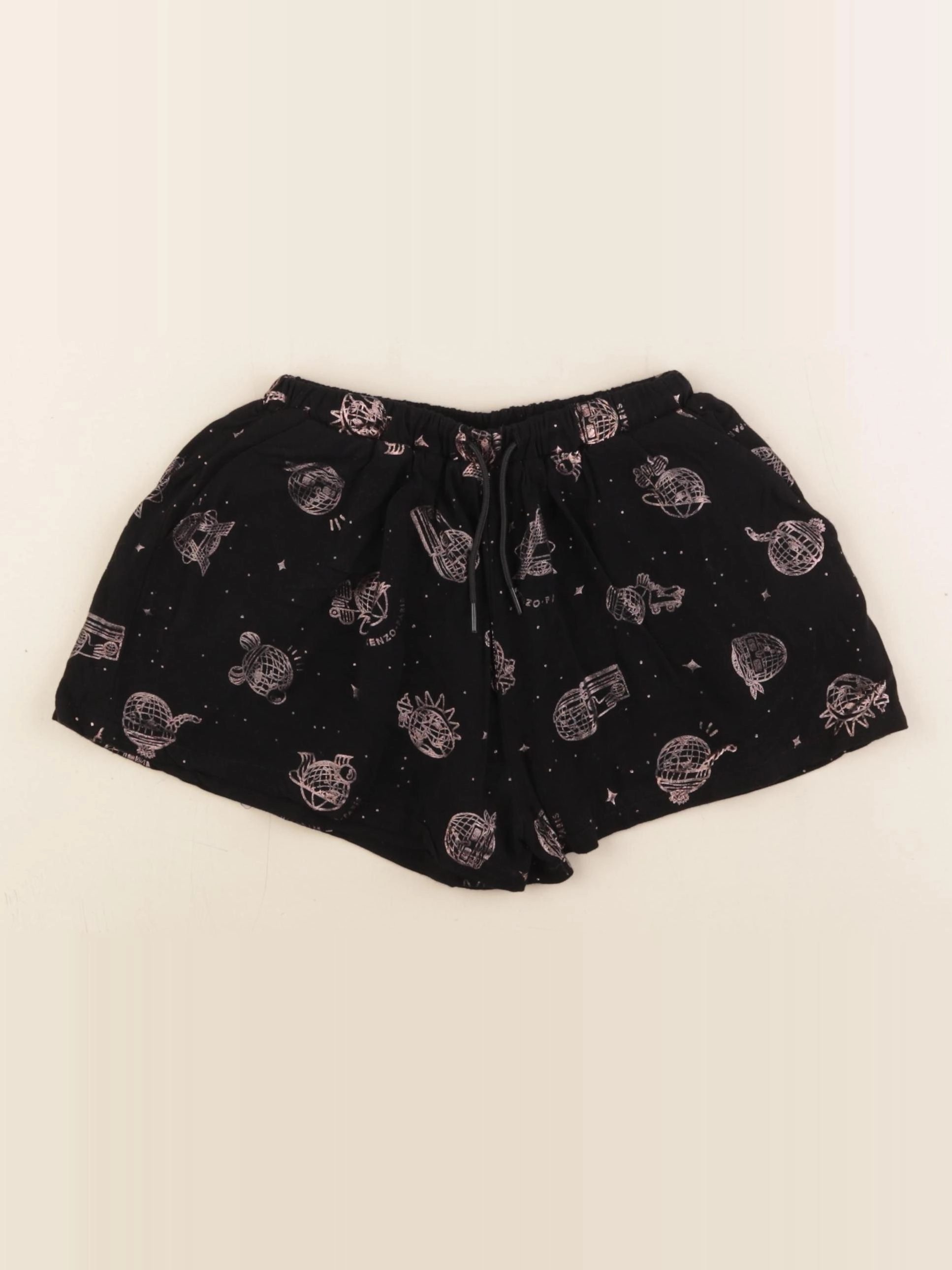Kenzo - short noir, bronze - 6 ans