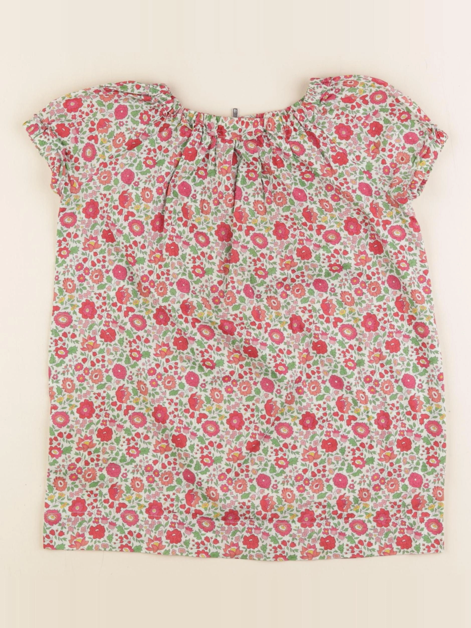 Bonpoint - robe rouge, vert - 3 ans