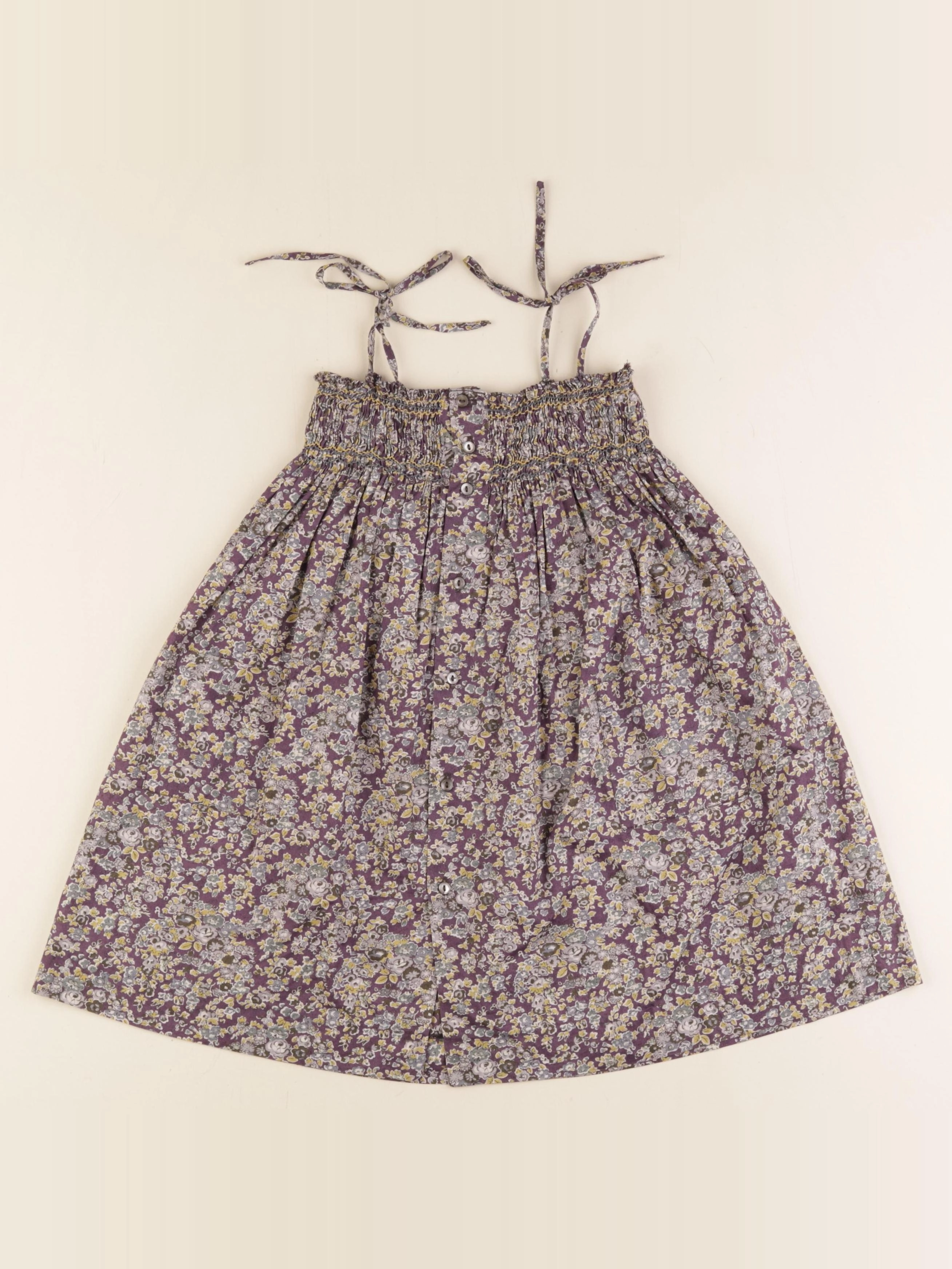 Bonpoint - robe vert, violet - 3 ans