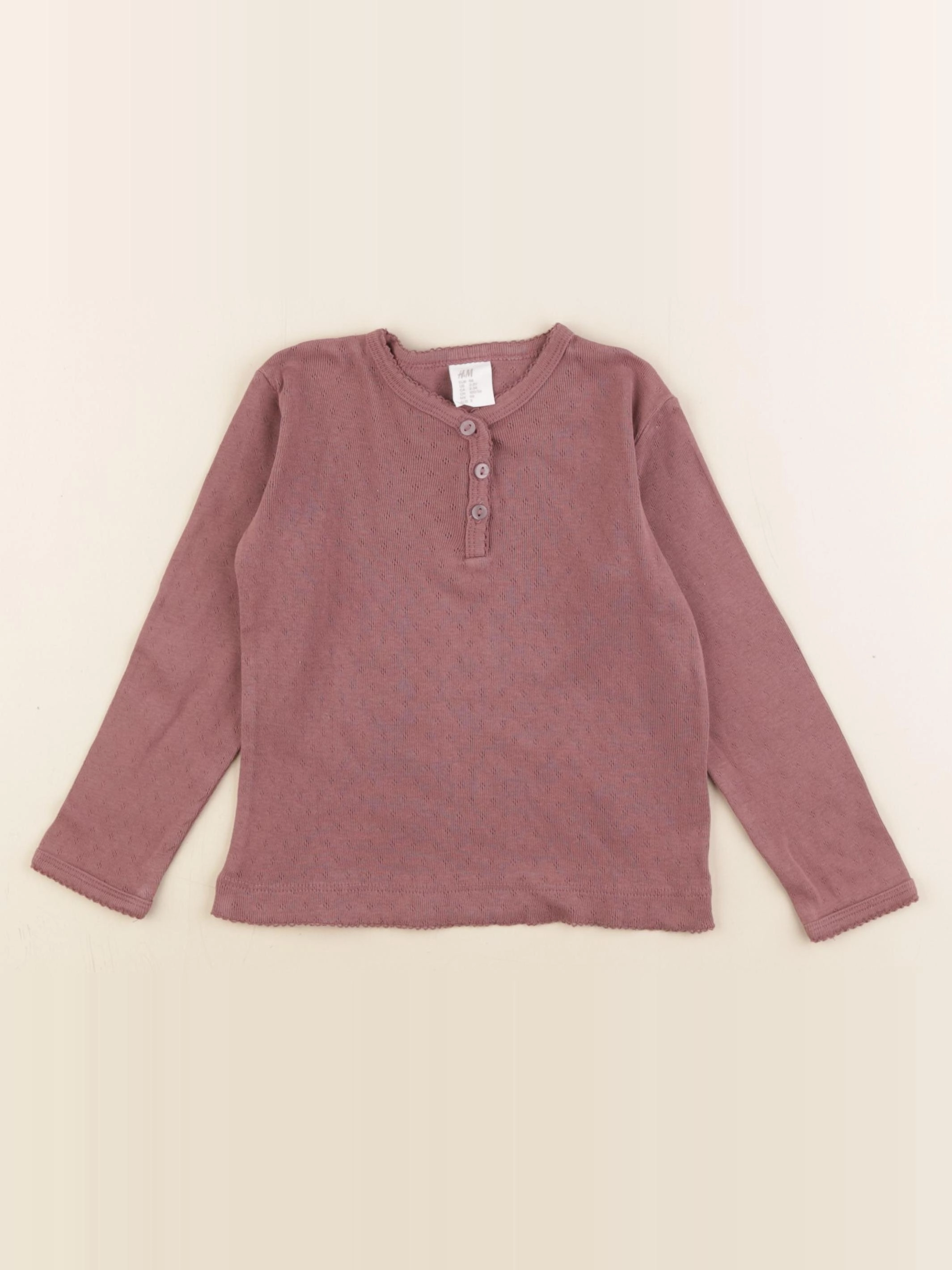 H&M - maillot de corps marron - 2/3 ans