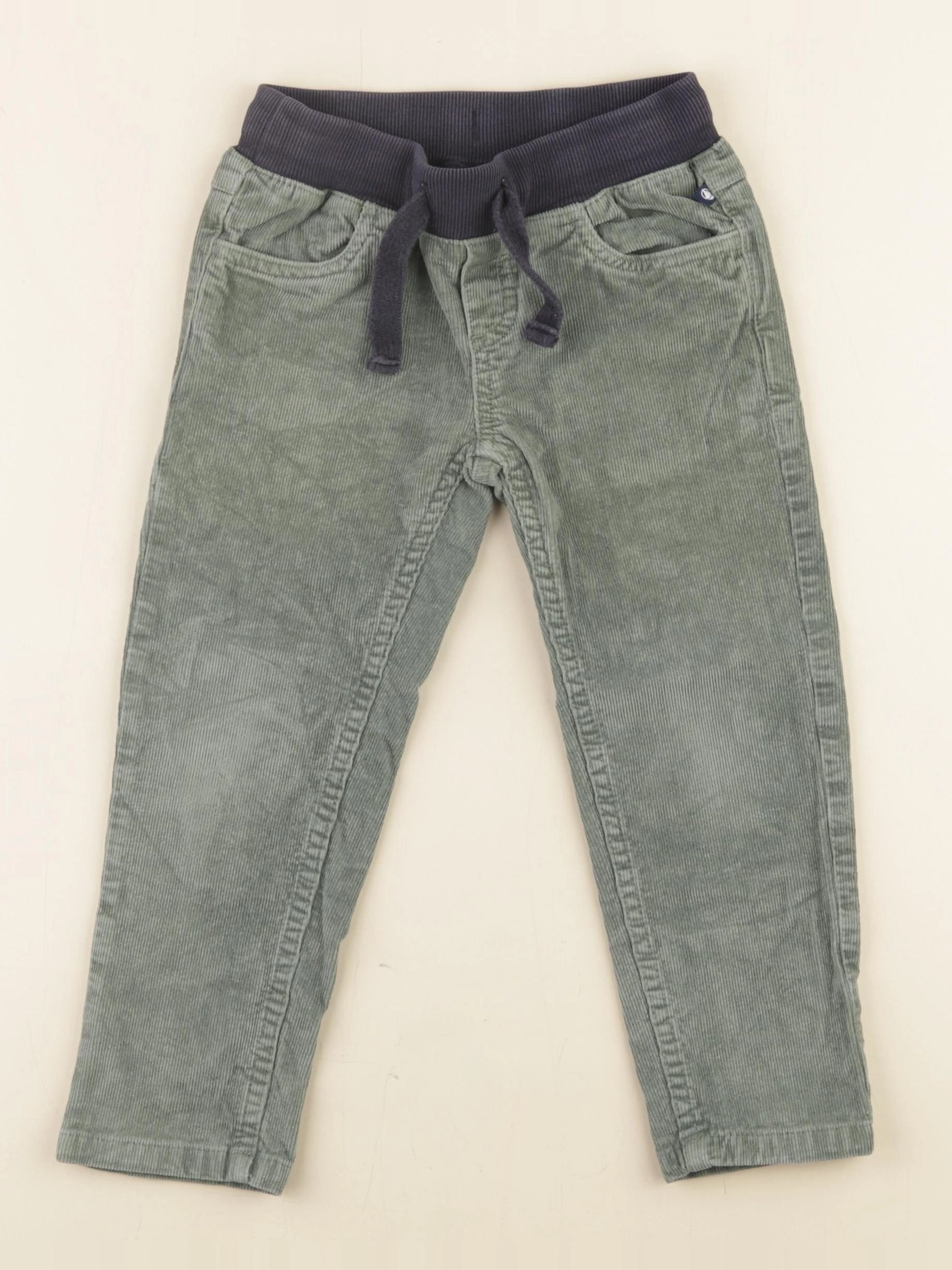 Petit Bateau - pantalon vert - 3 ans