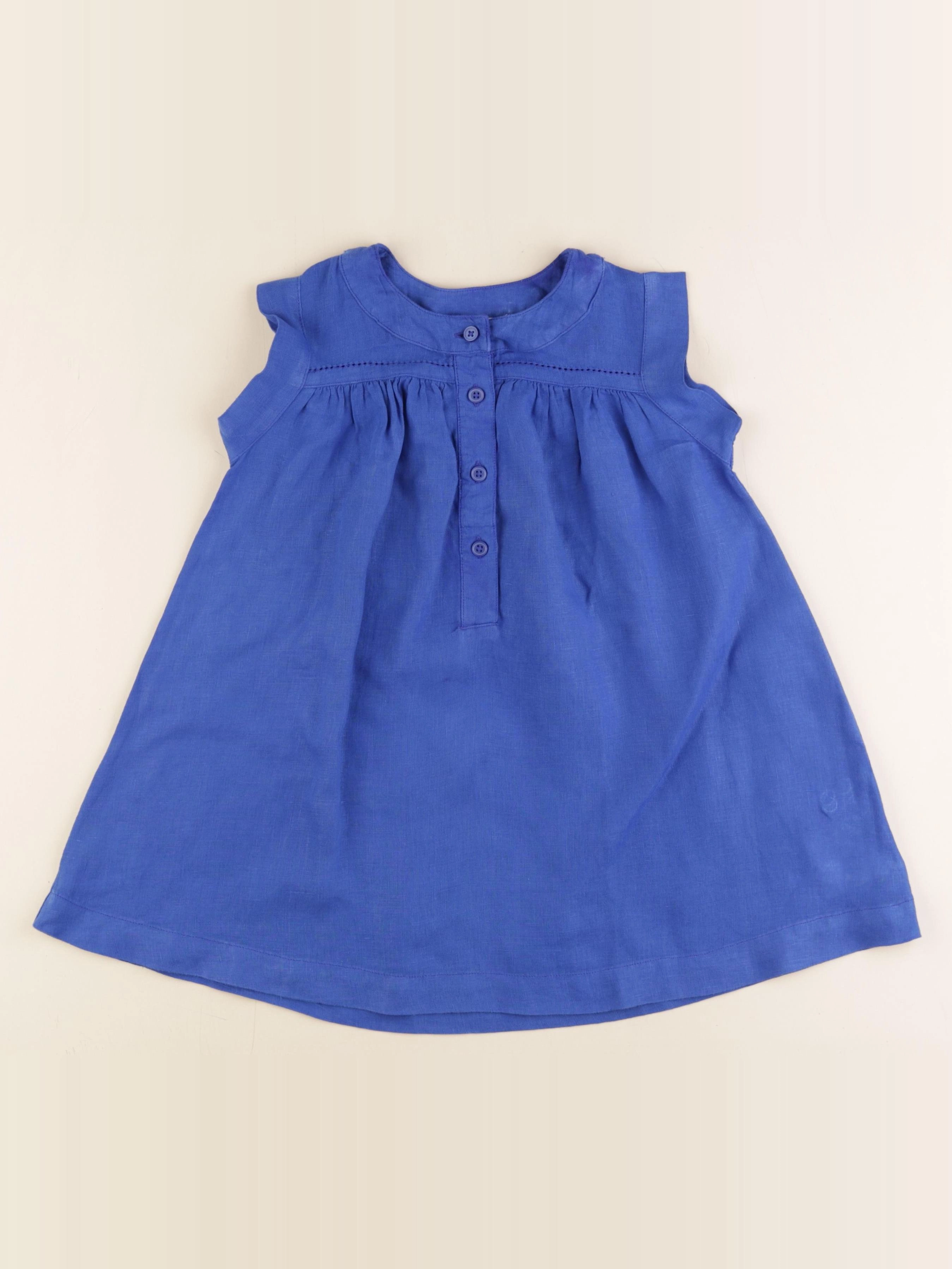 Monoprix - robe bleu - 3 ans