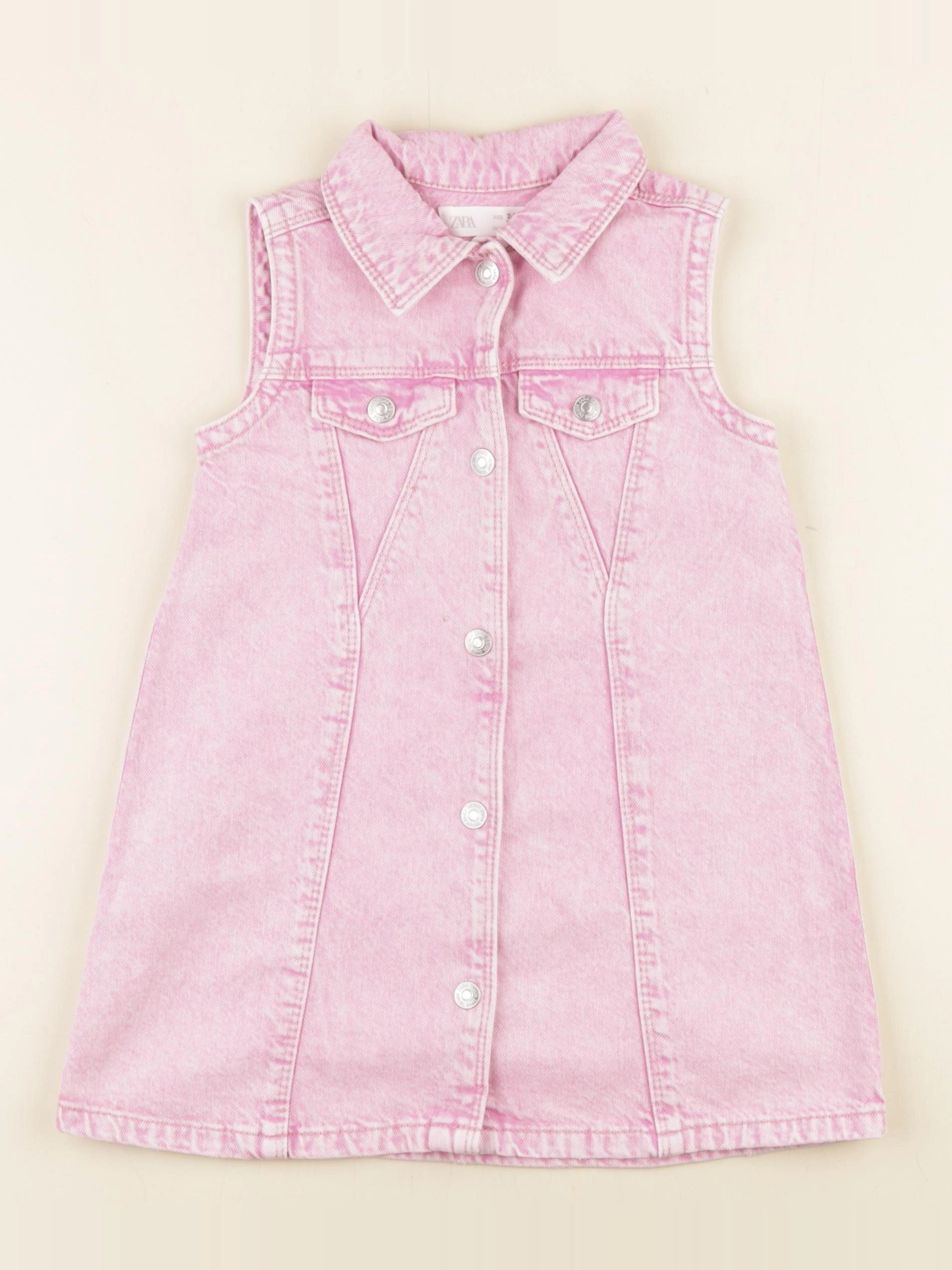 Zara - robe rose - 2/3 ans