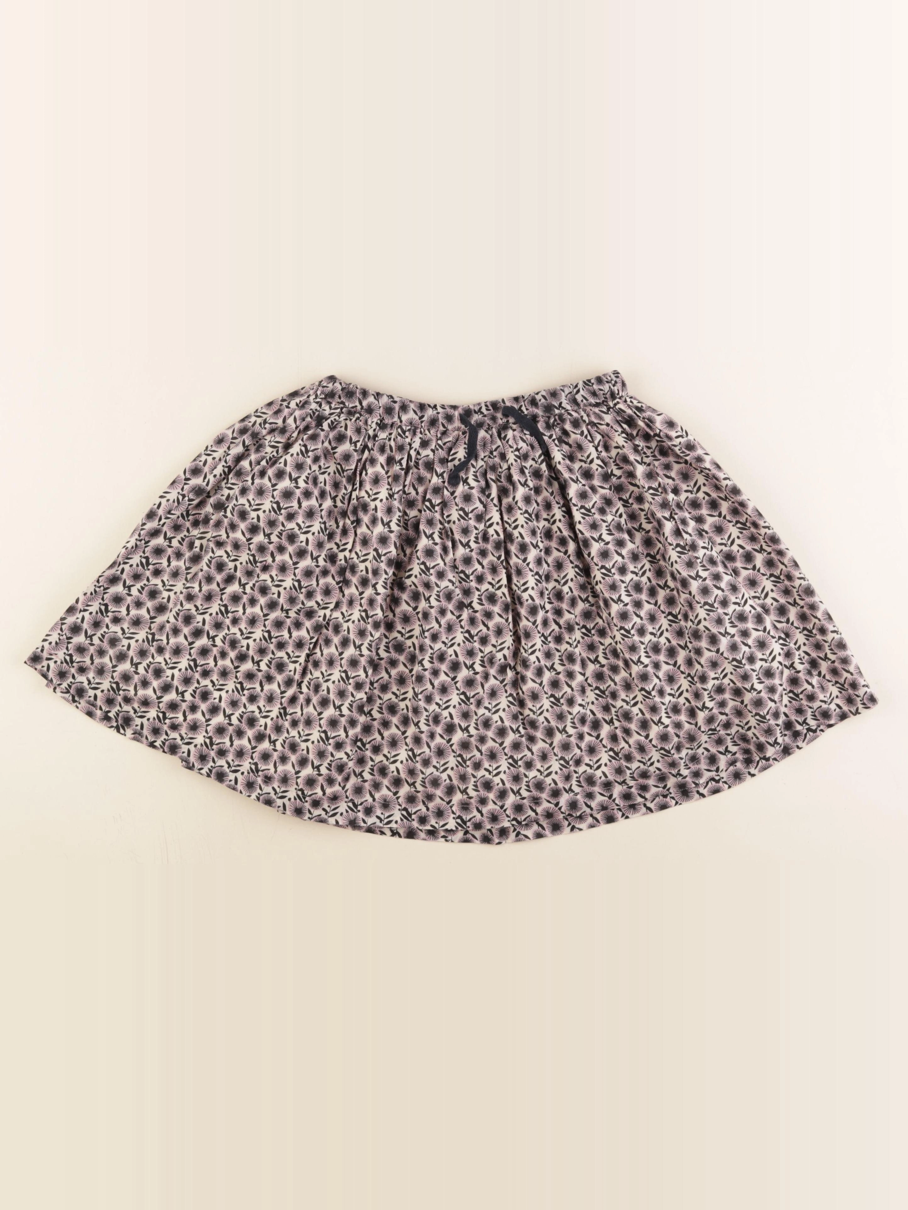 Monoprix - jupe rose, noir - 8 ans