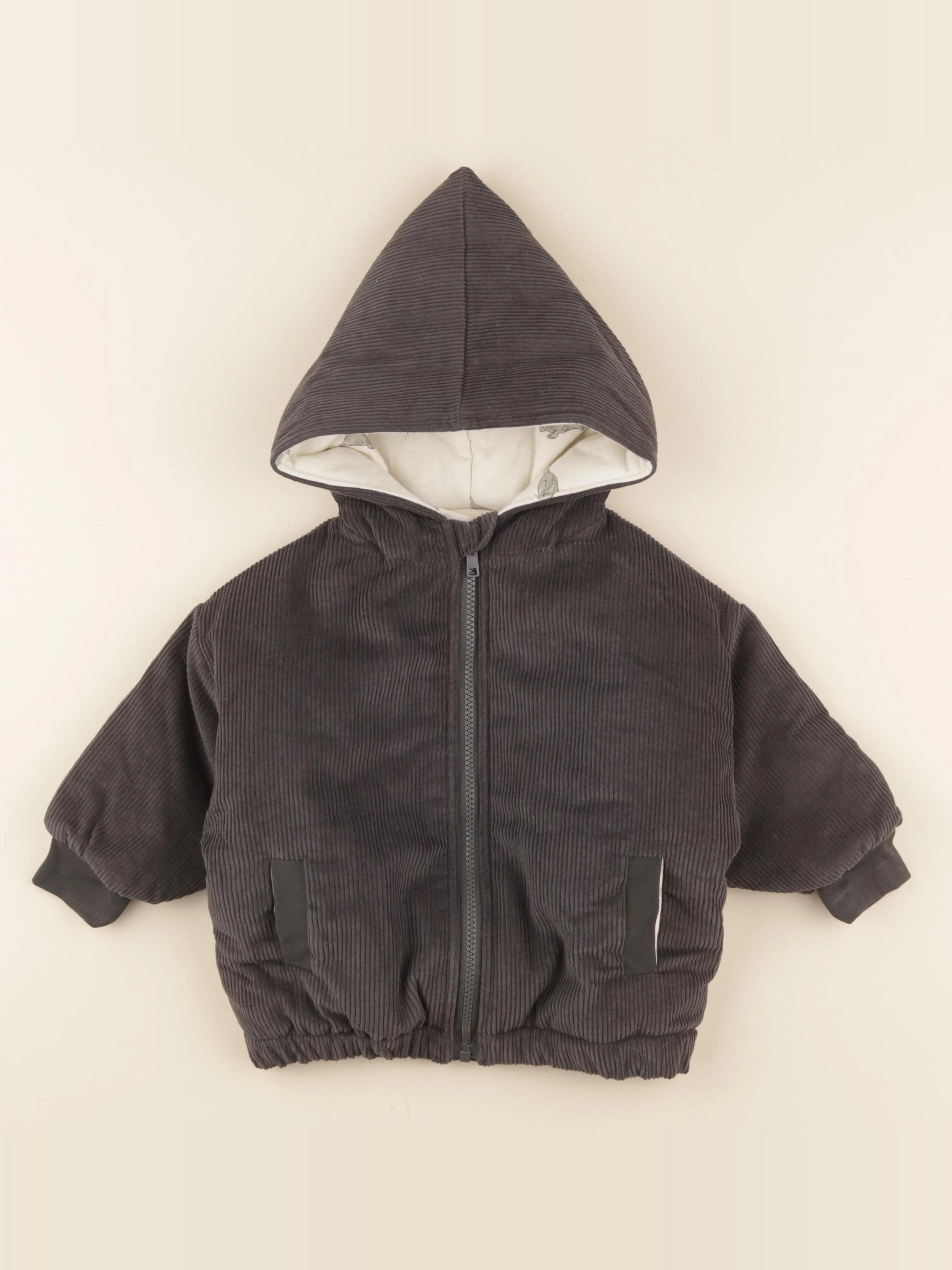 Studio Boheme - Manteau Frio Corderoy gris - 12 mois