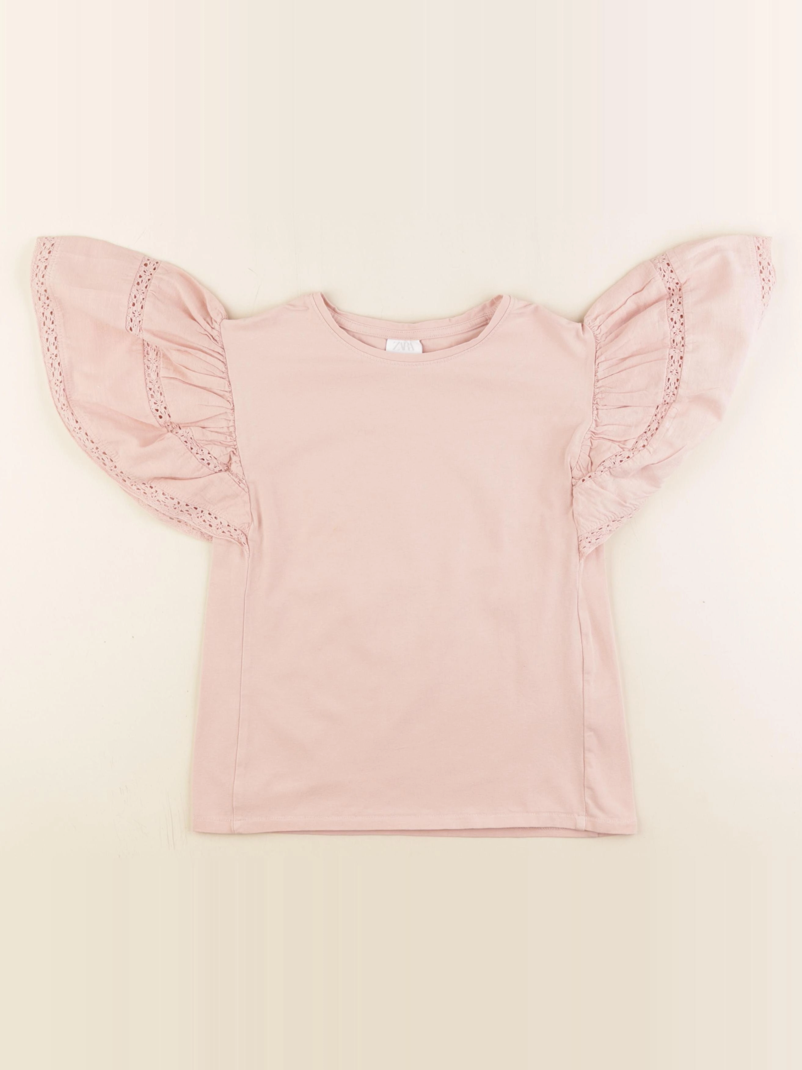 Zara - tee-shirt rose - 9 ans