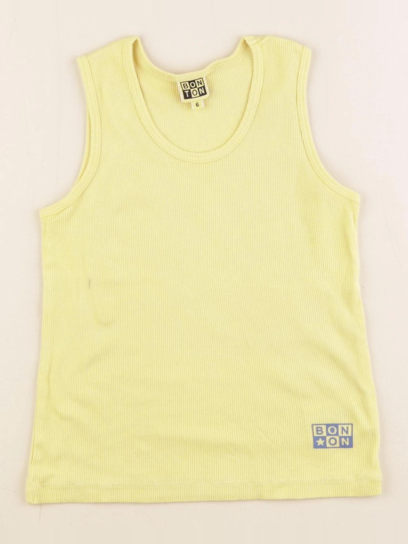 Bonton - débardeur jaune - 6 ans
