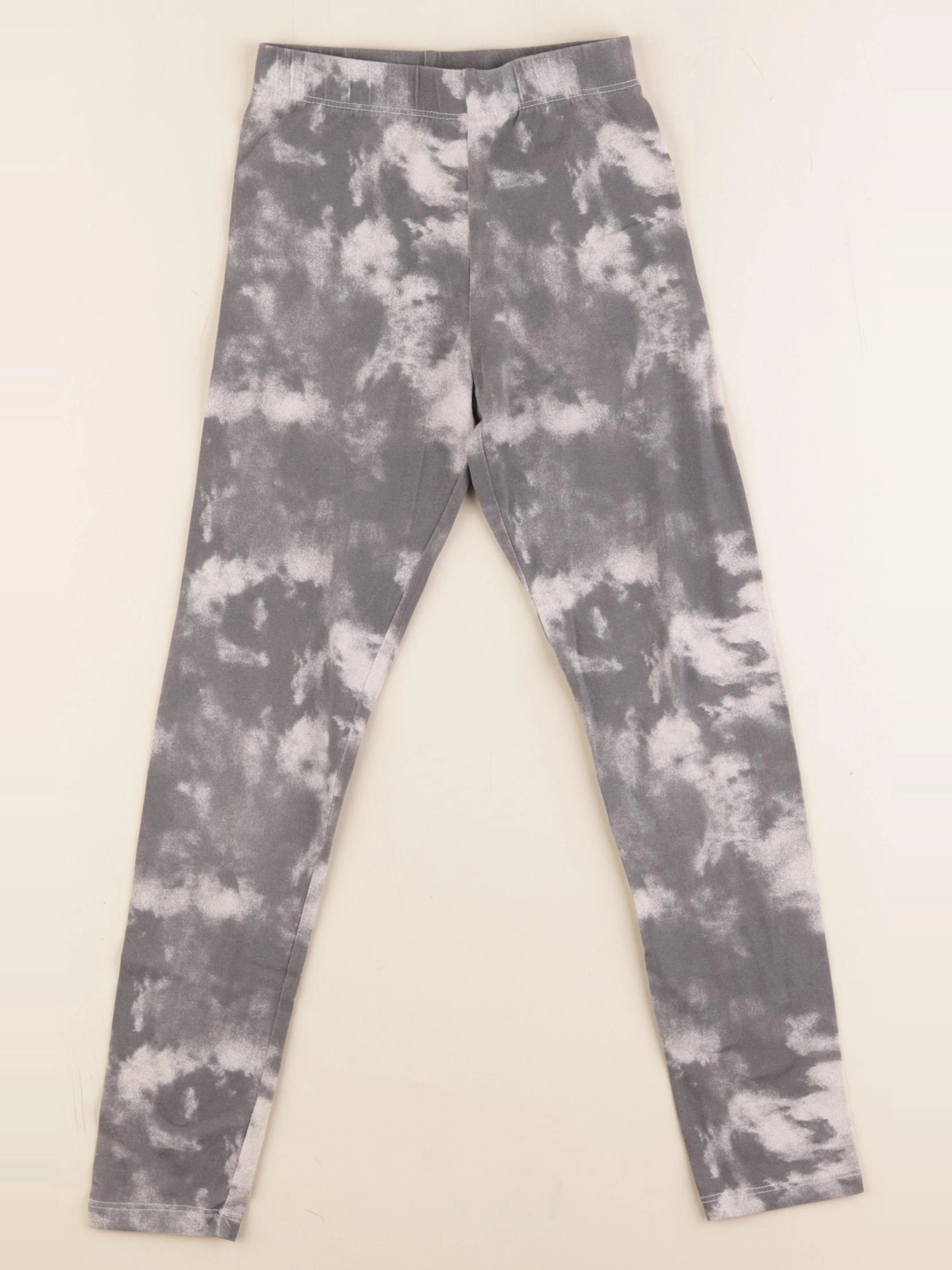 H&M - legging gris - 8/9 ans