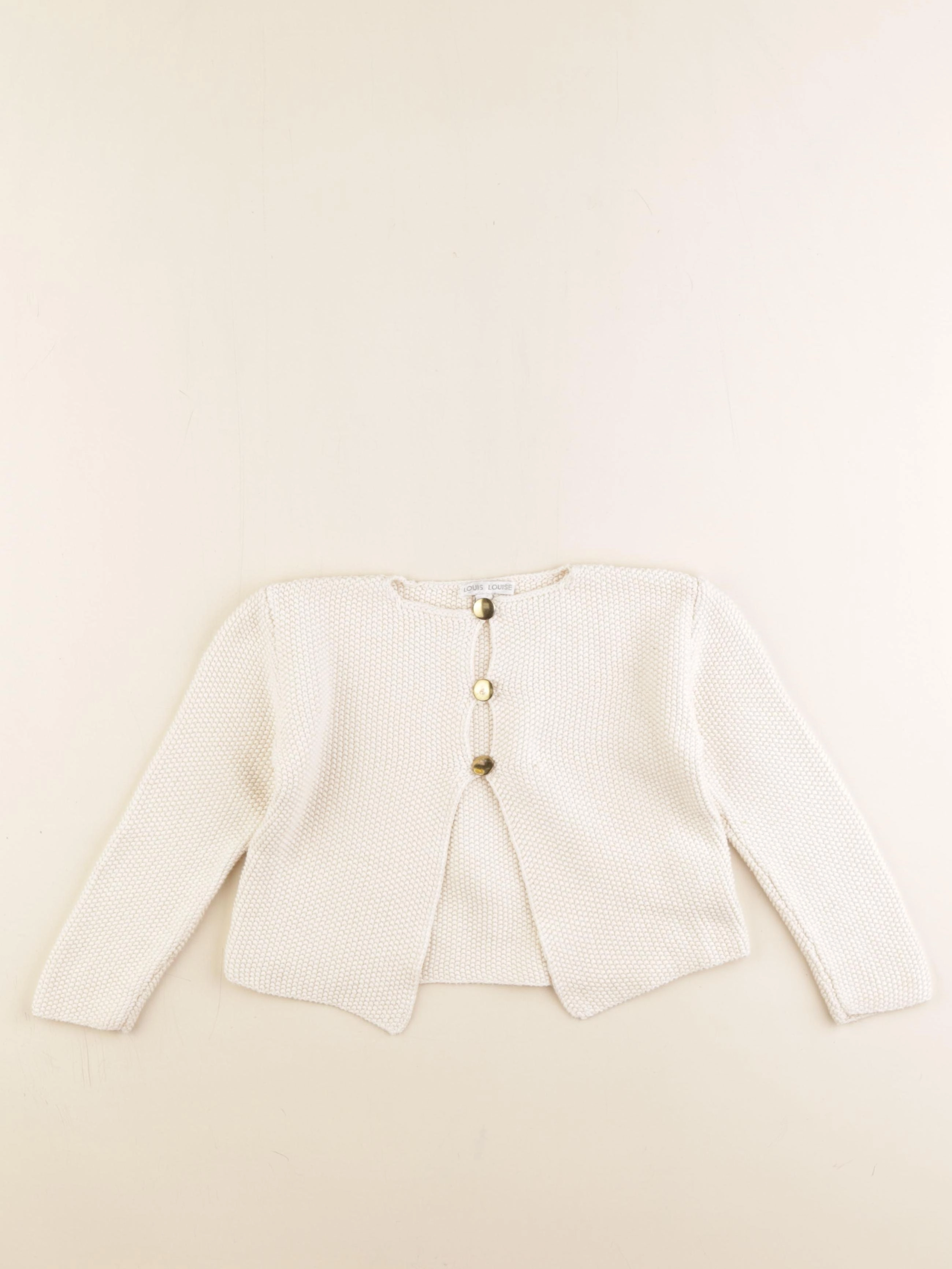 Louis Louise - gilet beige - 6 ans